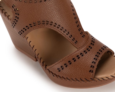 Foto 6 | Sandalias Confort Lobo Solo de Piel para Mujer