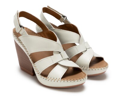 Foto 1 | Sandalias Confort Lobo Solo de Piel para Mujer