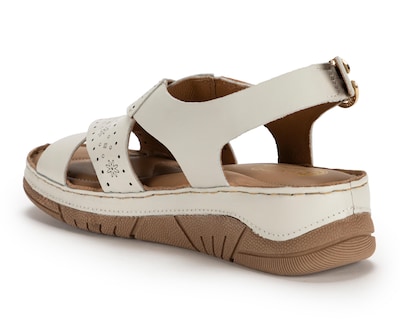 Foto 3 | Sandalias Confort Lobo Solo de Piel para Mujer
