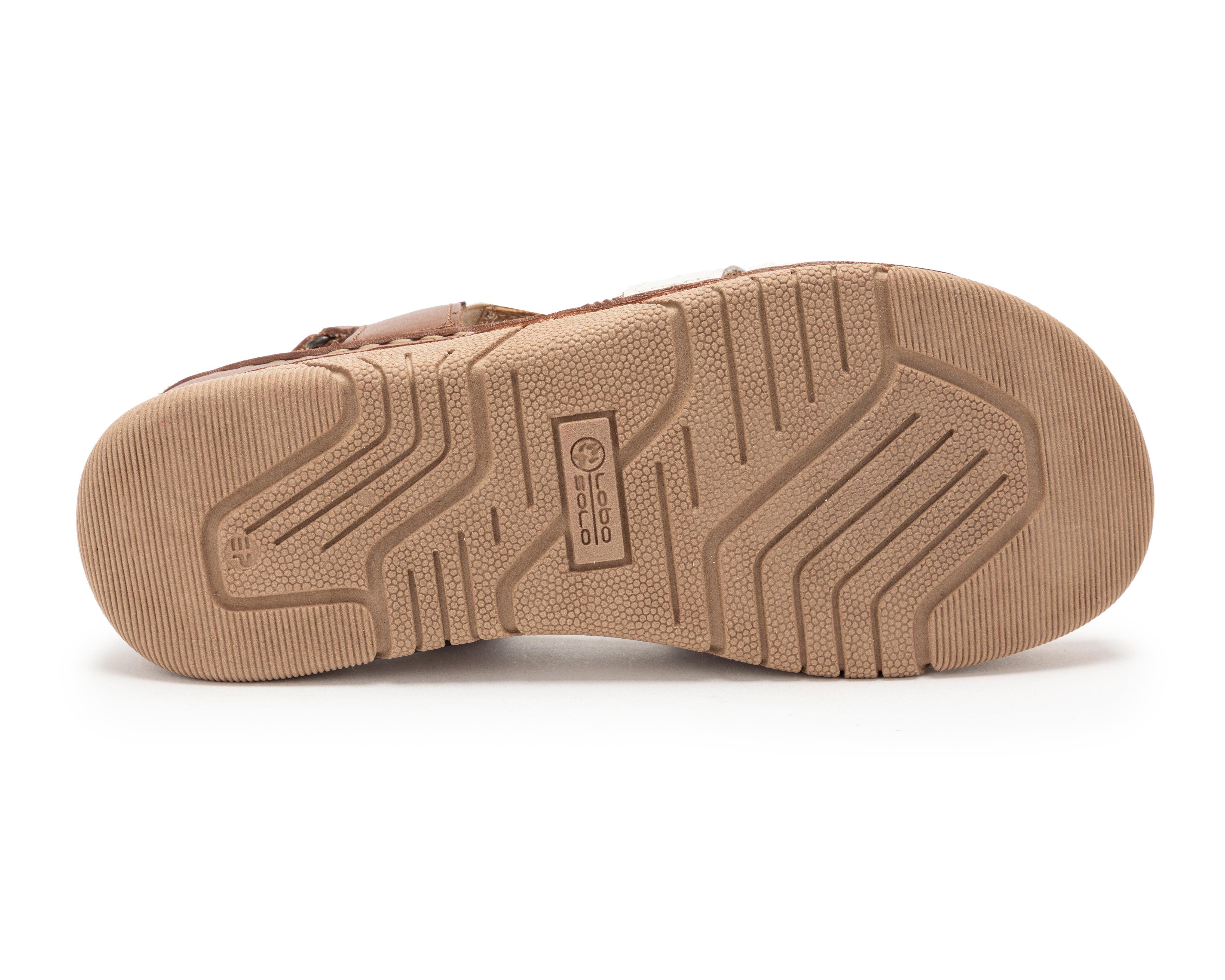Foto 5 pulgar | Sandalias Confort Lobo Solo de Piel para Mujer