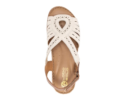 Foto 5 | Sandalias Confort Lobo Solo de Piel para Mujer