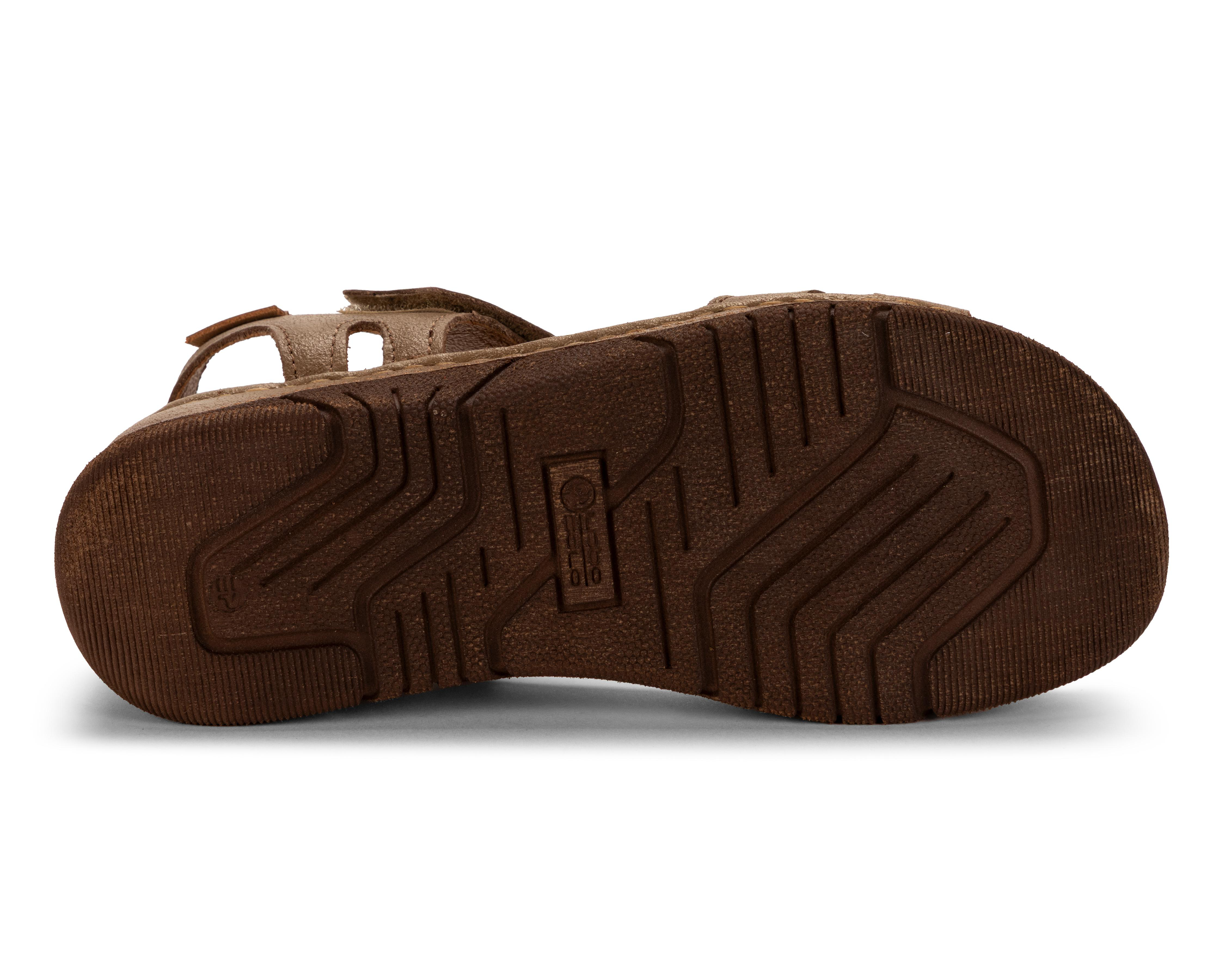 Foto 5 pulgar | Sandalias Confort Lobo Solo de Piel para Mujer