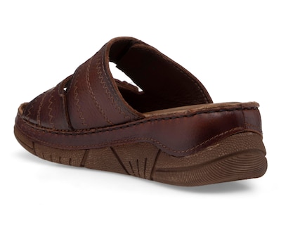 Foto 3 | Sandalias Confort Lobo Solo de Piel para Mujer