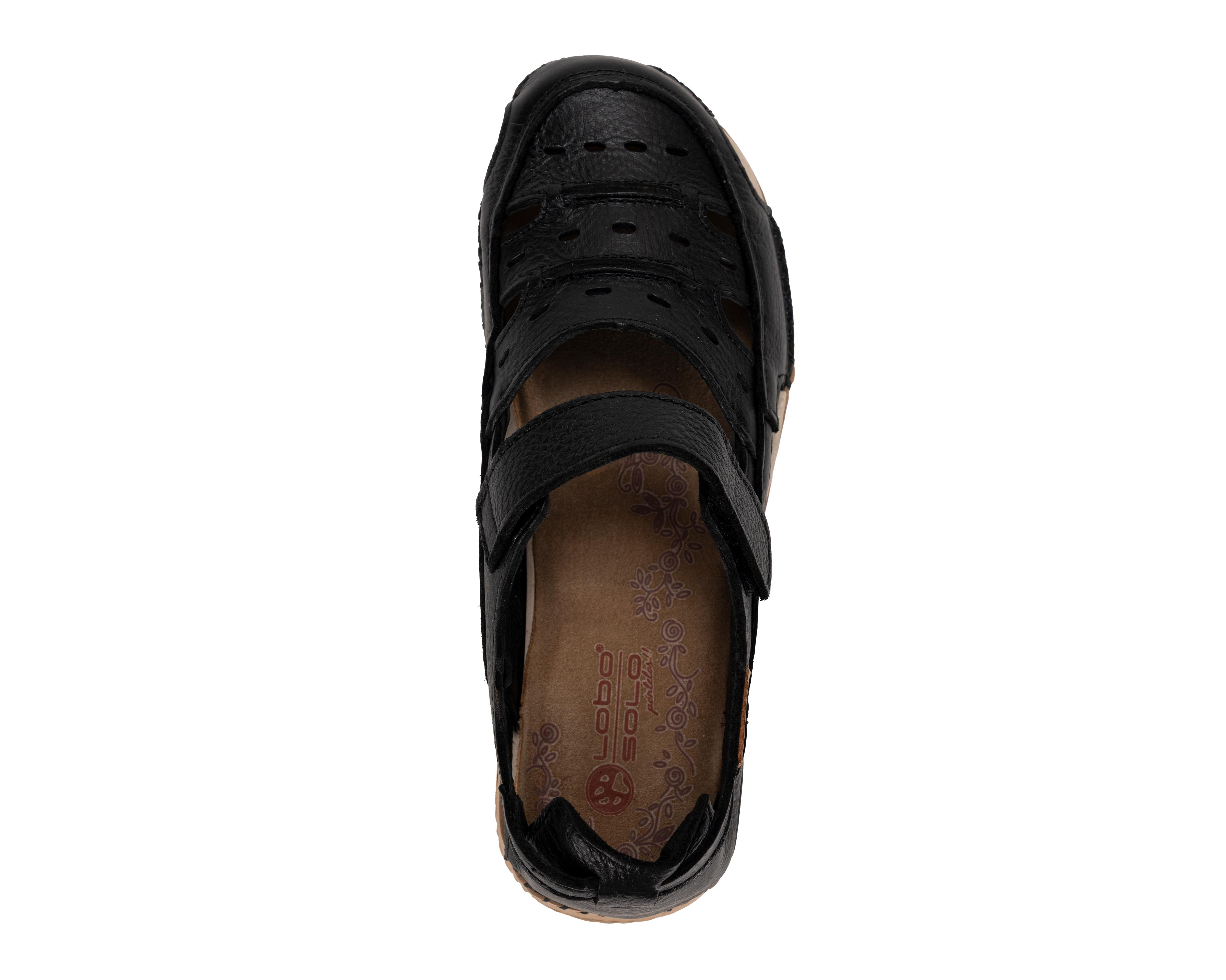 Foto 5 | Sandalias Confort Lobo Solo de Piel para Mujer