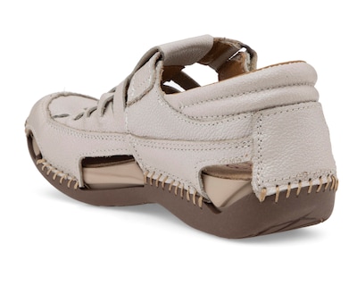 Foto 3 | Sandalias Confort Lobo Solo de Piel para Mujer