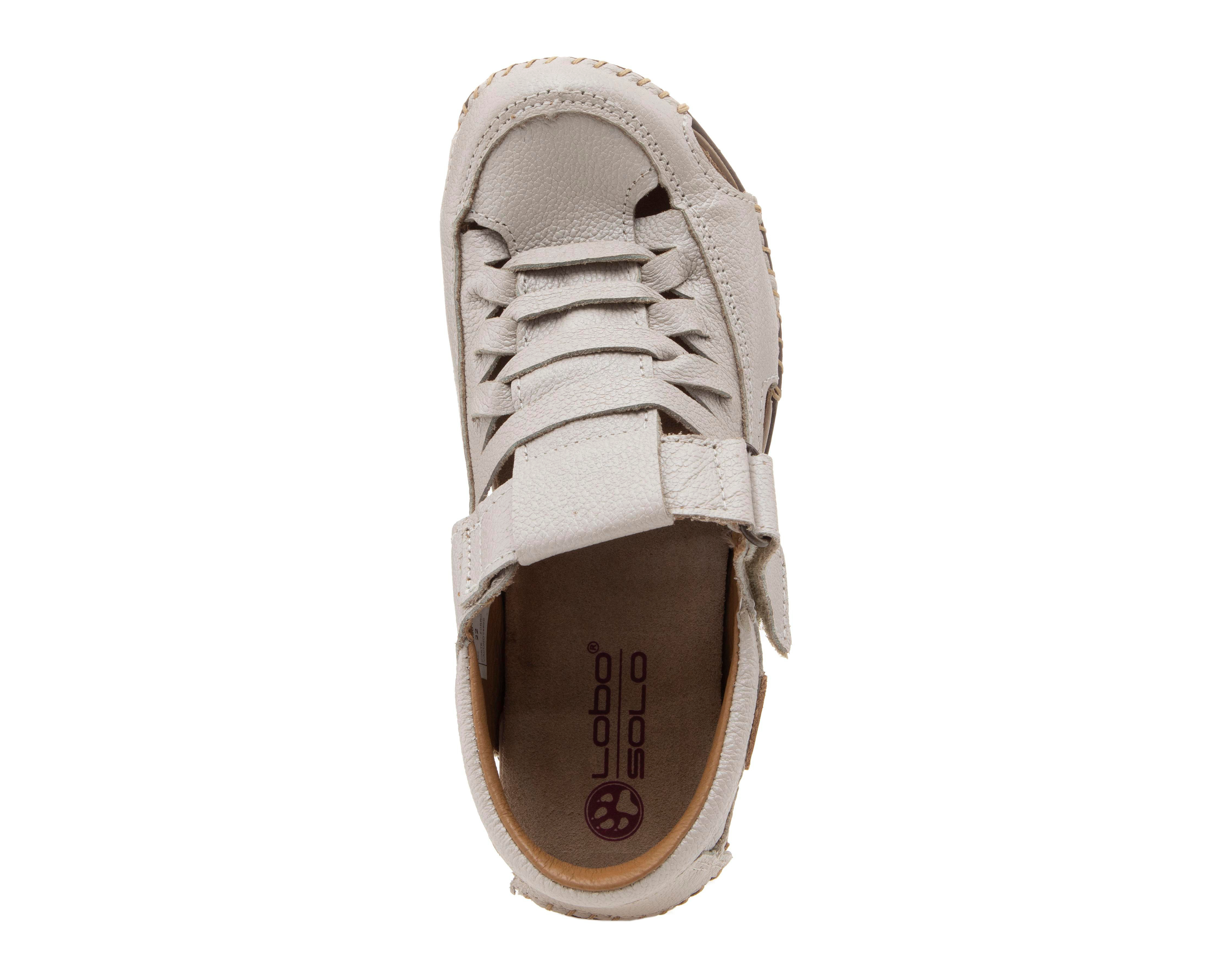 Foto 5 | Sandalias Confort Lobo Solo de Piel para Mujer