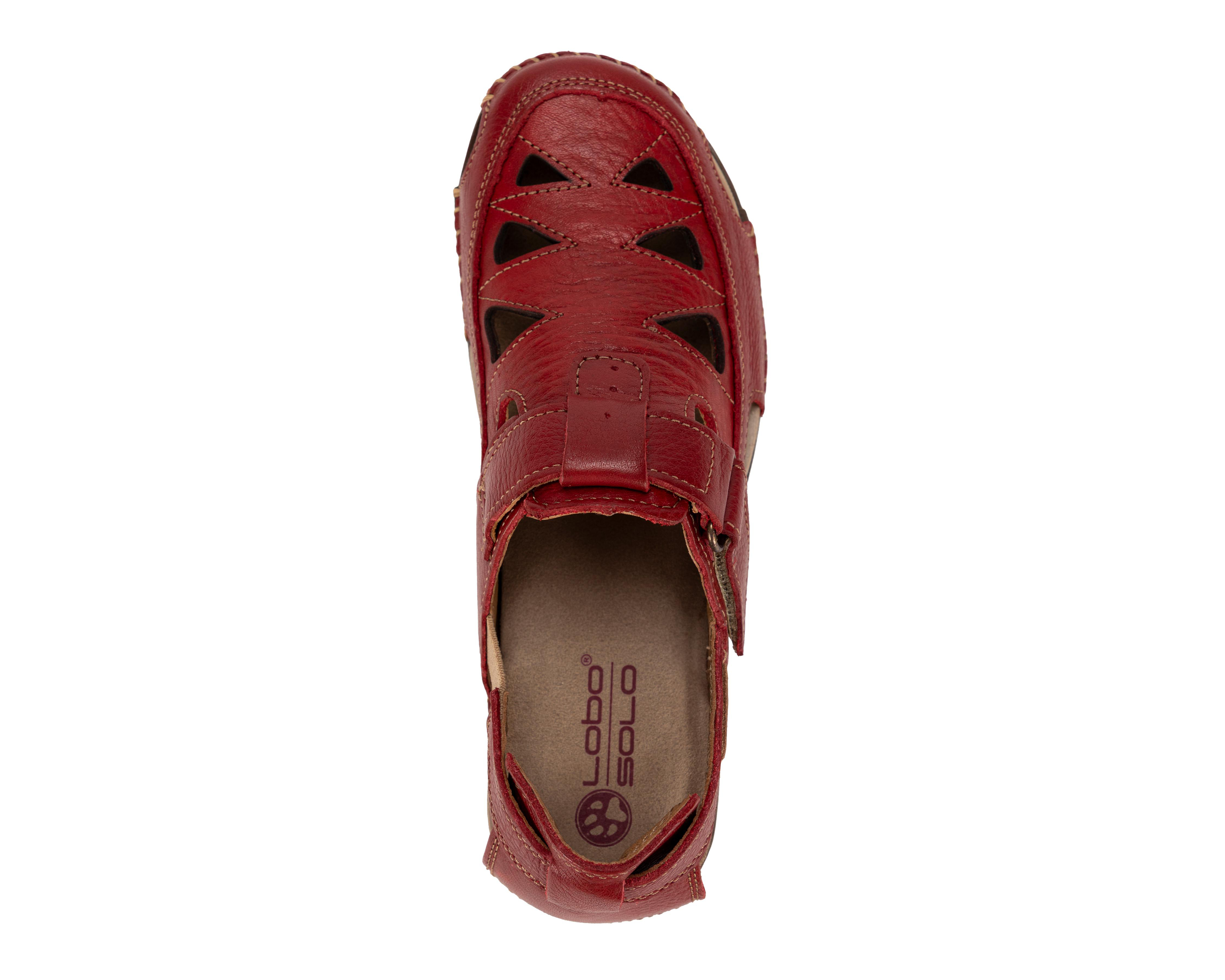 Foto 5 | Sandalias Confort Lobo Solo de Piel para Mujer