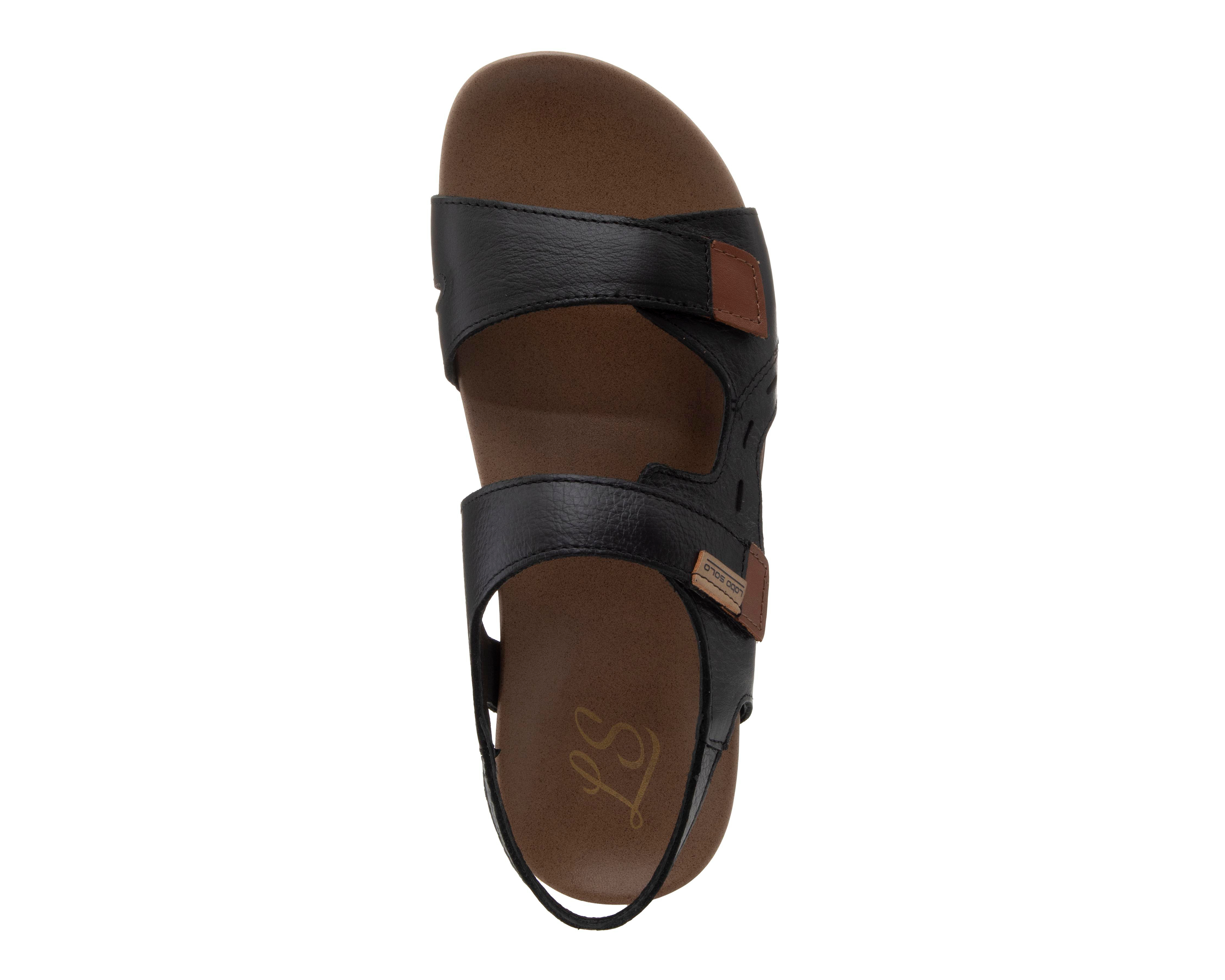 Foto 5 | Sandalias Confort Lobo Solo de Piel para Mujer