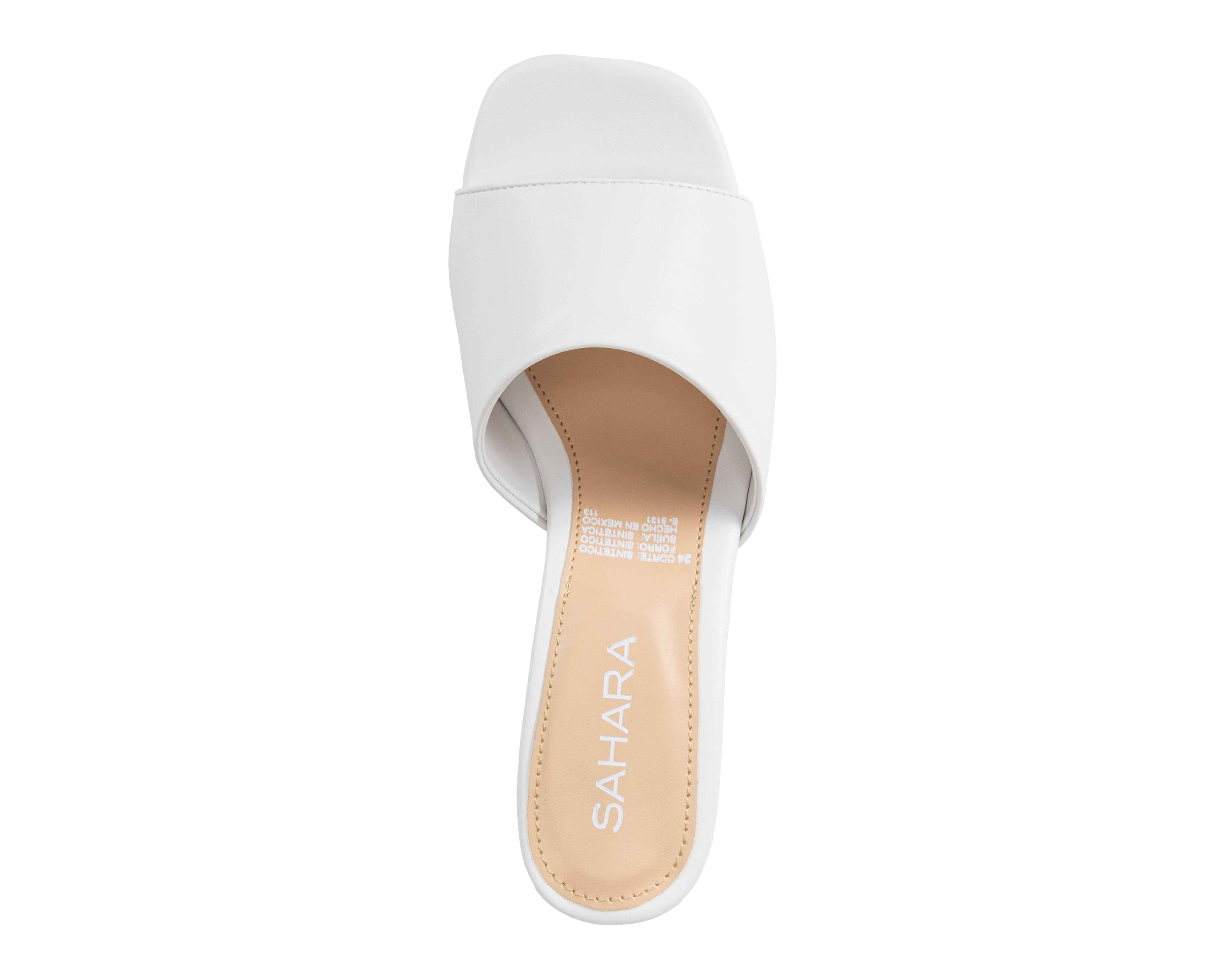 Foto 6 pulgar | Sandalias de Tacón Sahara para Mujer