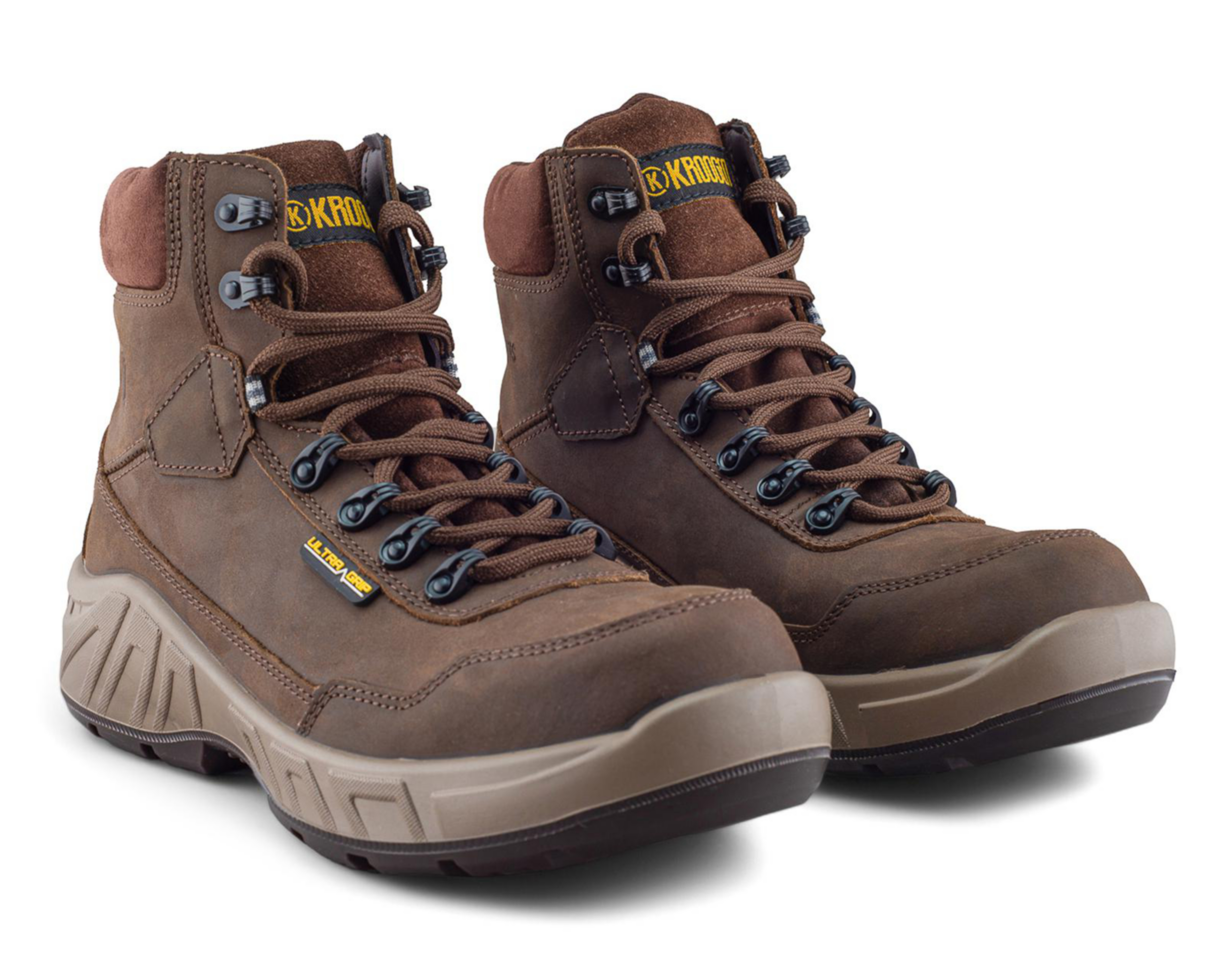 Foto 2 pulgar | Botas de Trabajo Kroogen de Piel para Hombre