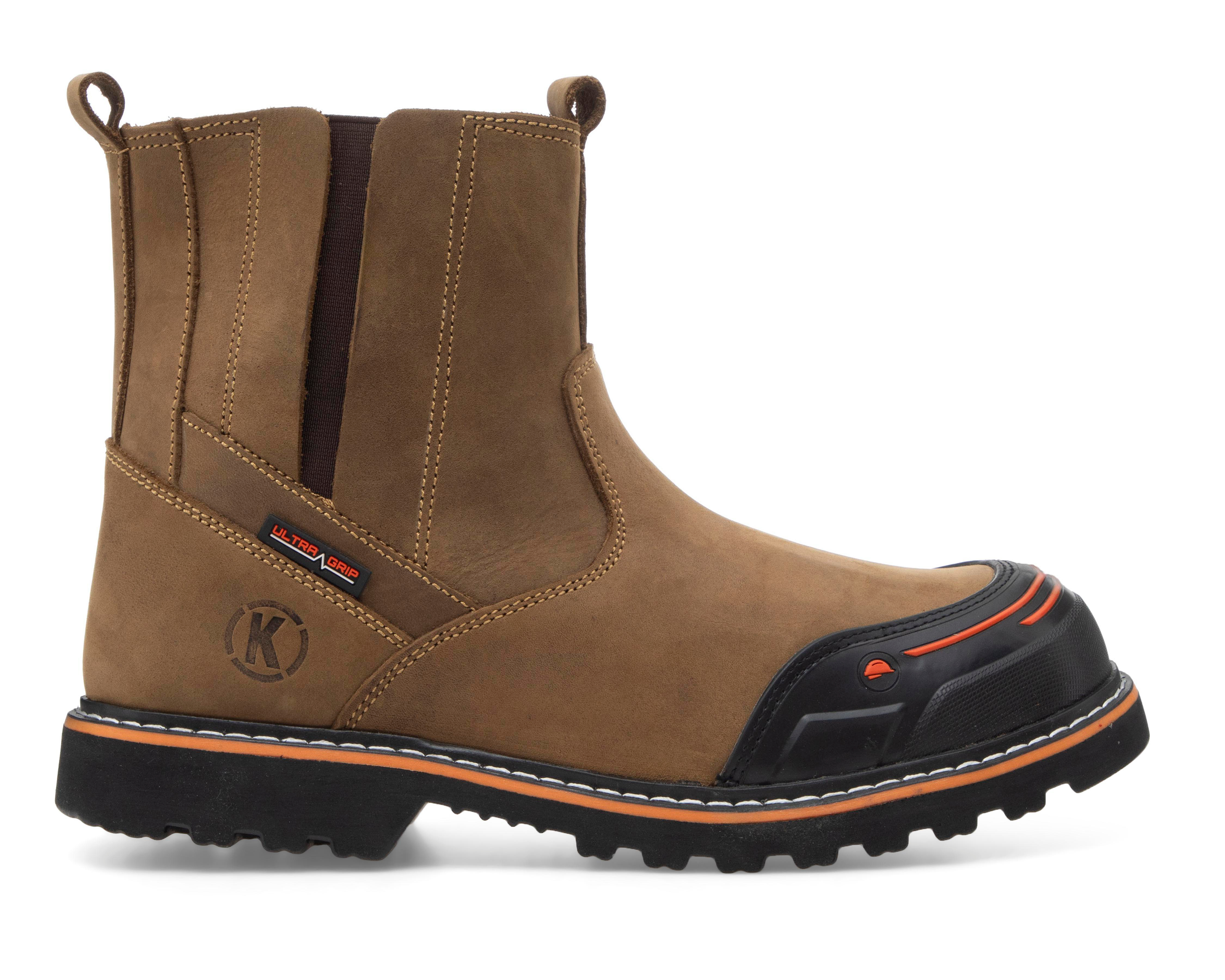 Foto 3 pulgar | Botas de Trabajo Kroogen de Piel para Hombre