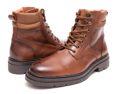 Foto 1 | Botas Casuales Christian Gallery de Piel para Hombre