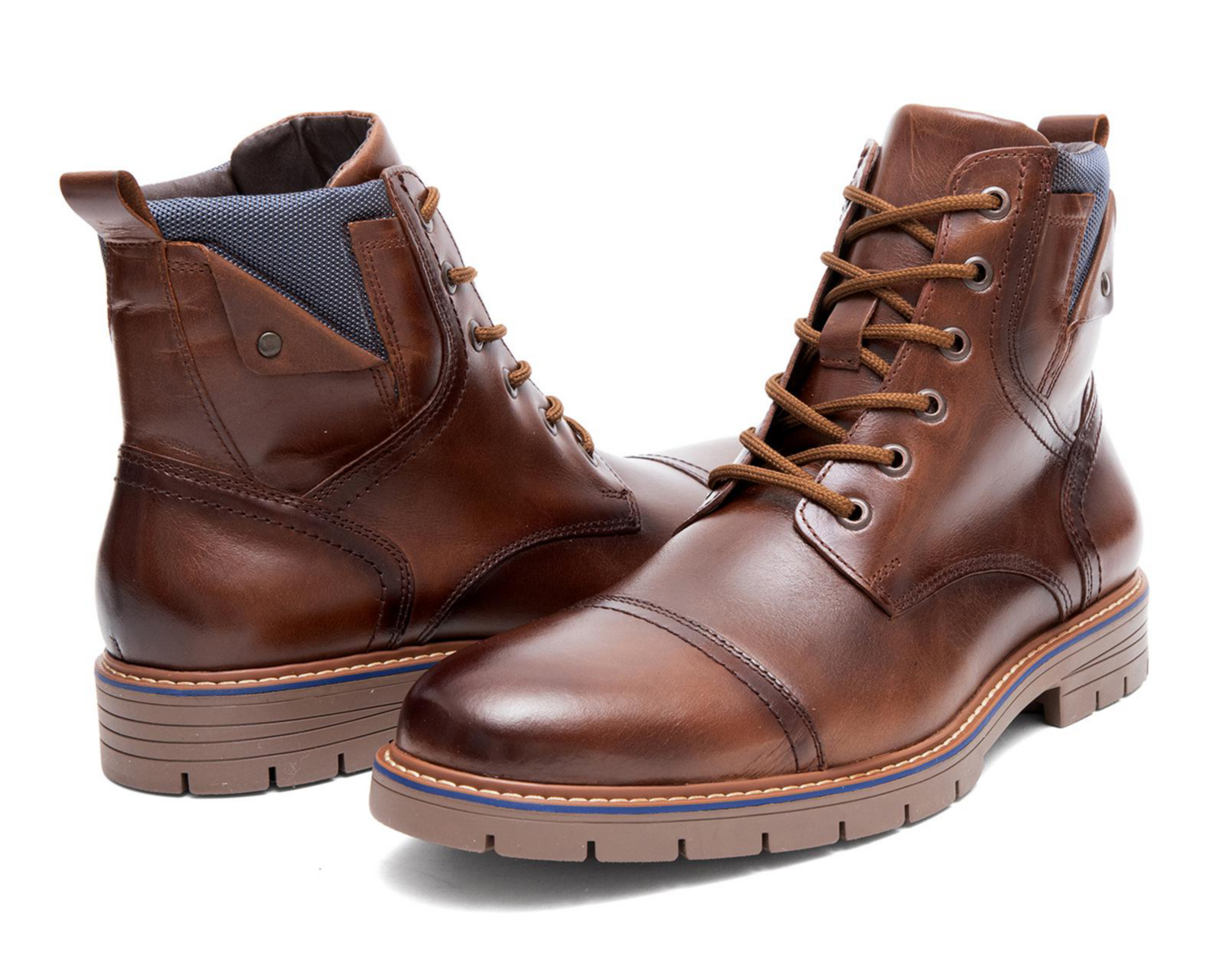 Foto 1 | Botas Casuales Christian Gallery de Piel para Hombre