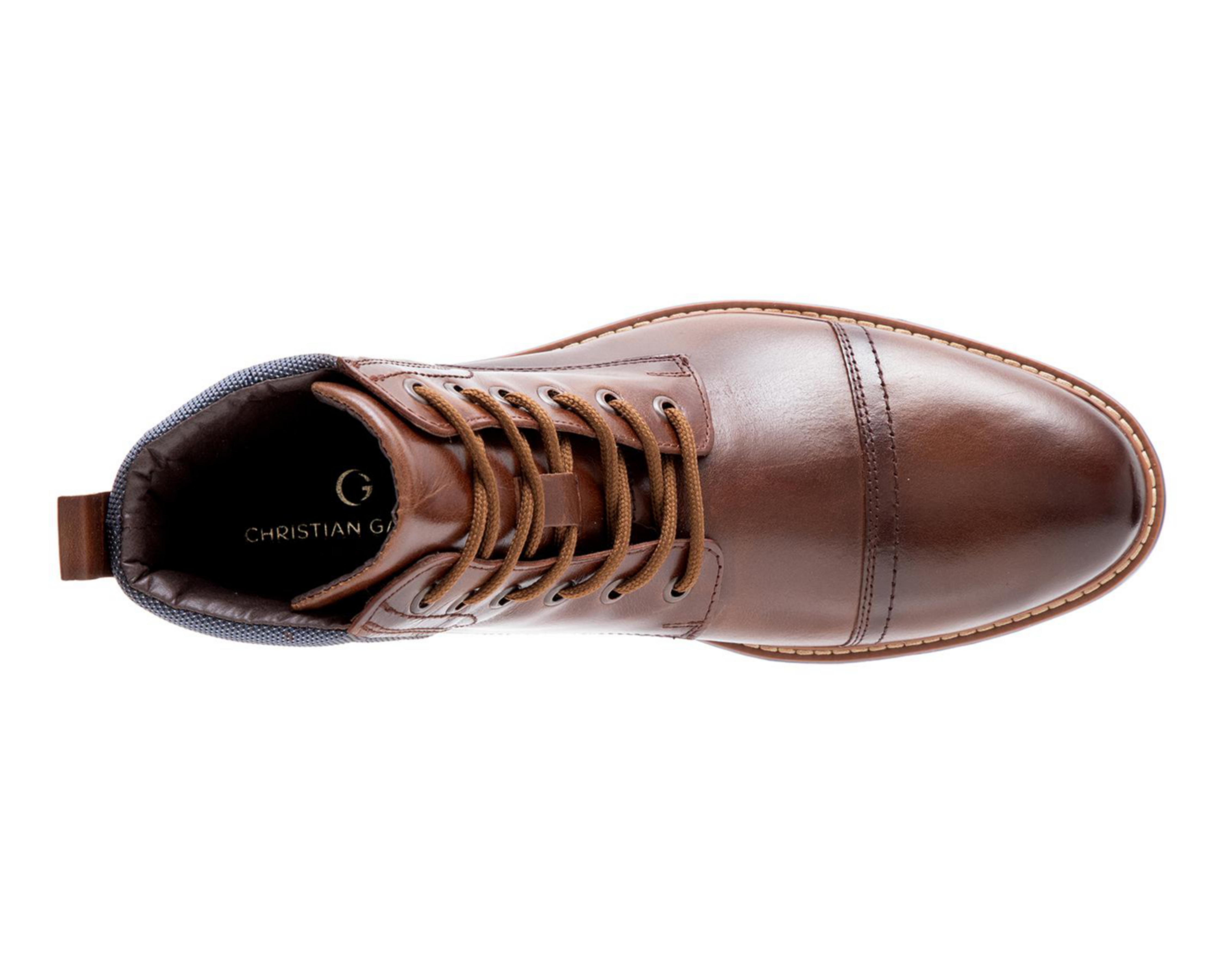 Foto 4 | Botas Casuales Christian Gallery de Piel para Hombre