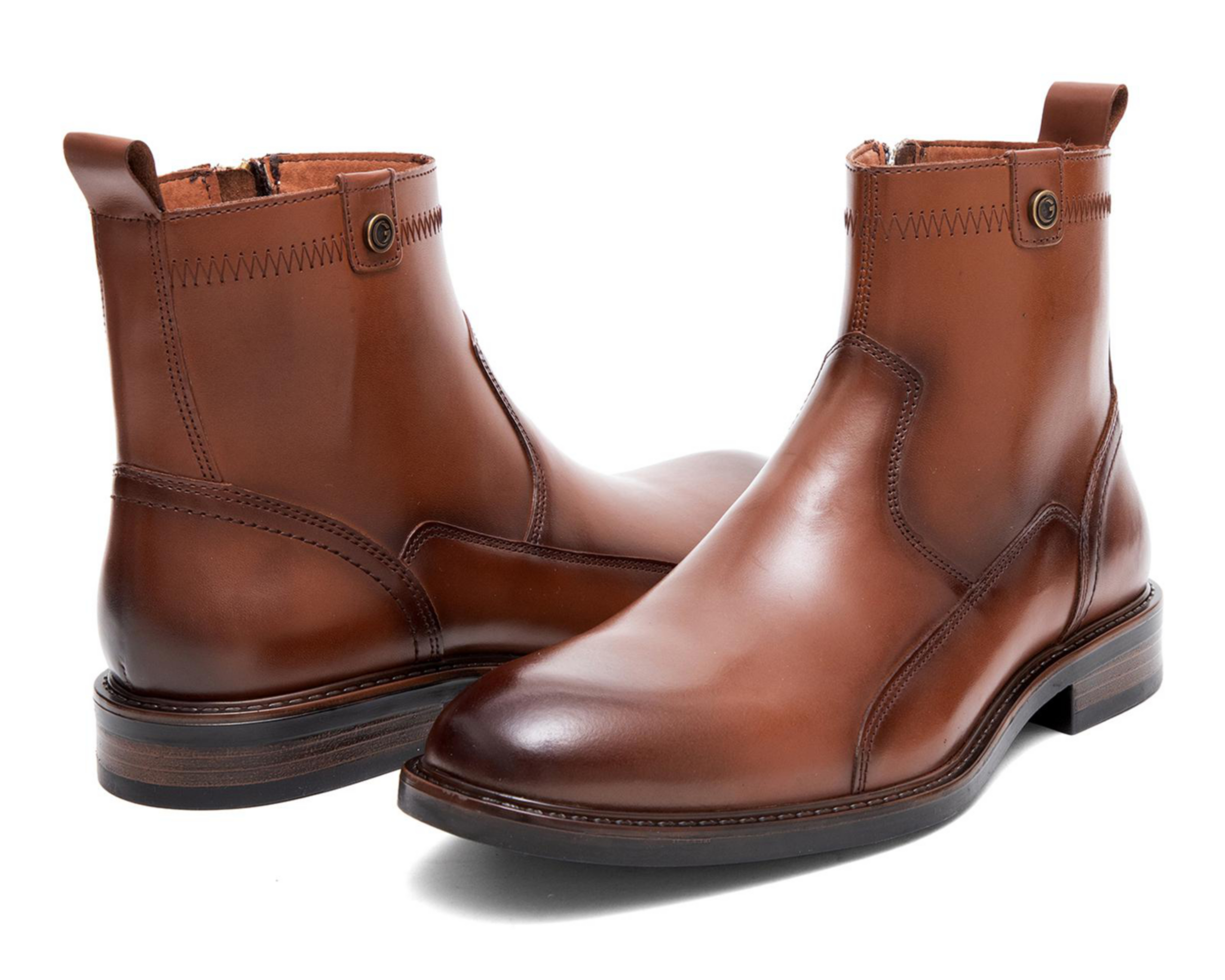 Foto 1 | Botas Casuales Christian Gallery de Piel para Hombre