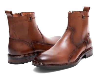 Foto 1 | Botas Casuales Christian Gallery de Piel para Hombre
