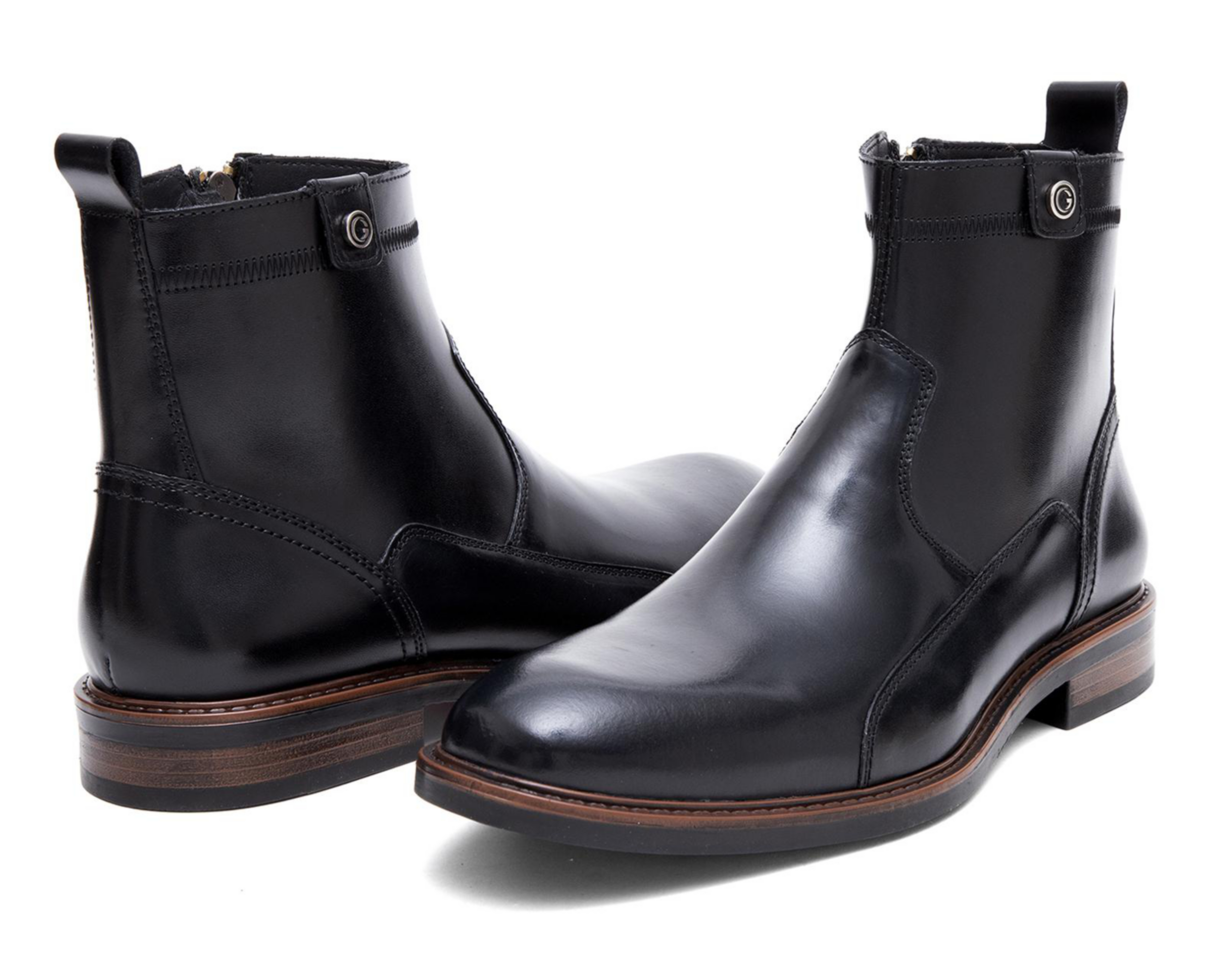 Foto 1 | Botas de Vestir Christian Gallery de Piel para Hombre