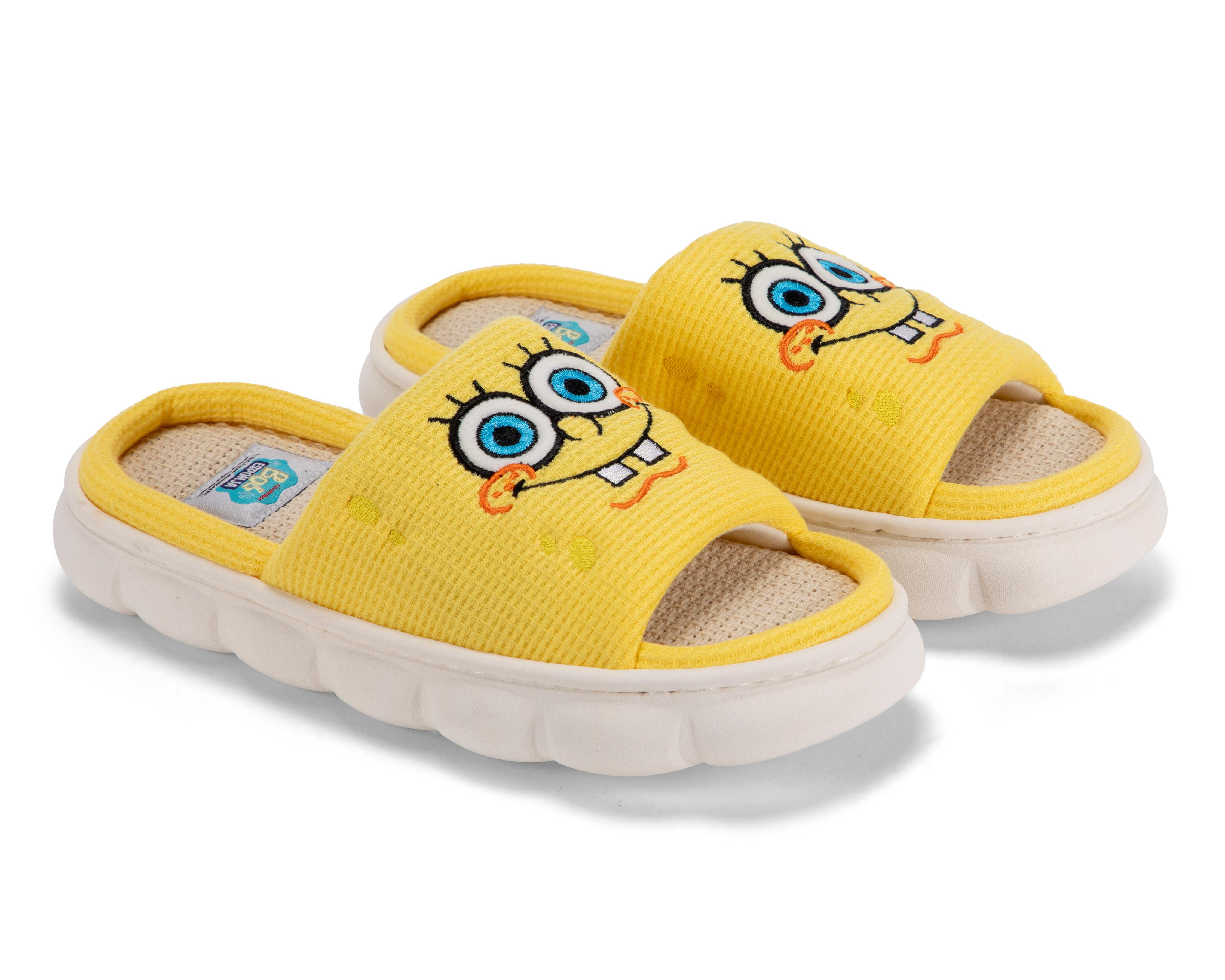 Foto 2 pulgar | Pantuflas para Mujer Bob Esponja