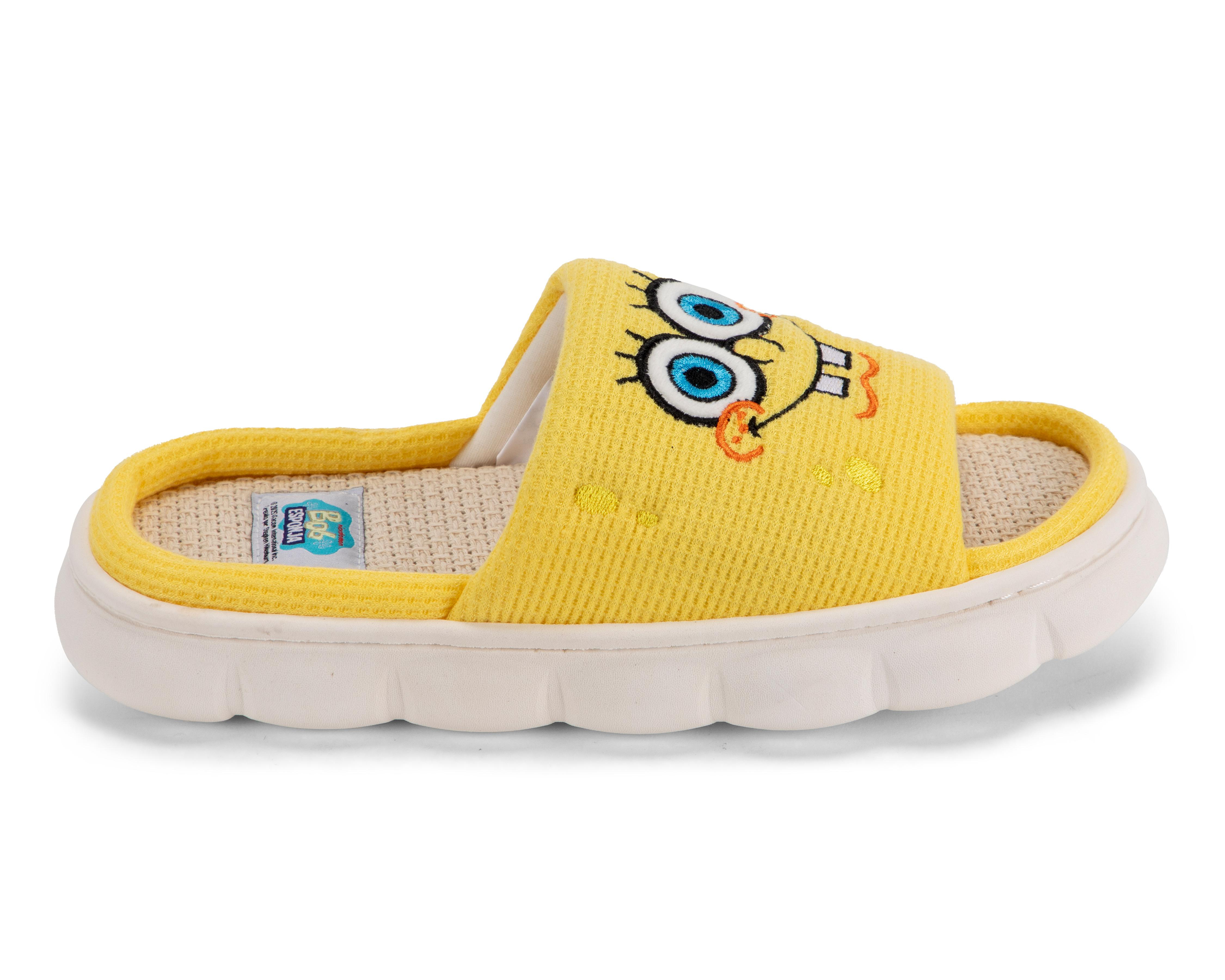 Foto 3 pulgar | Pantuflas para Mujer Bob Esponja