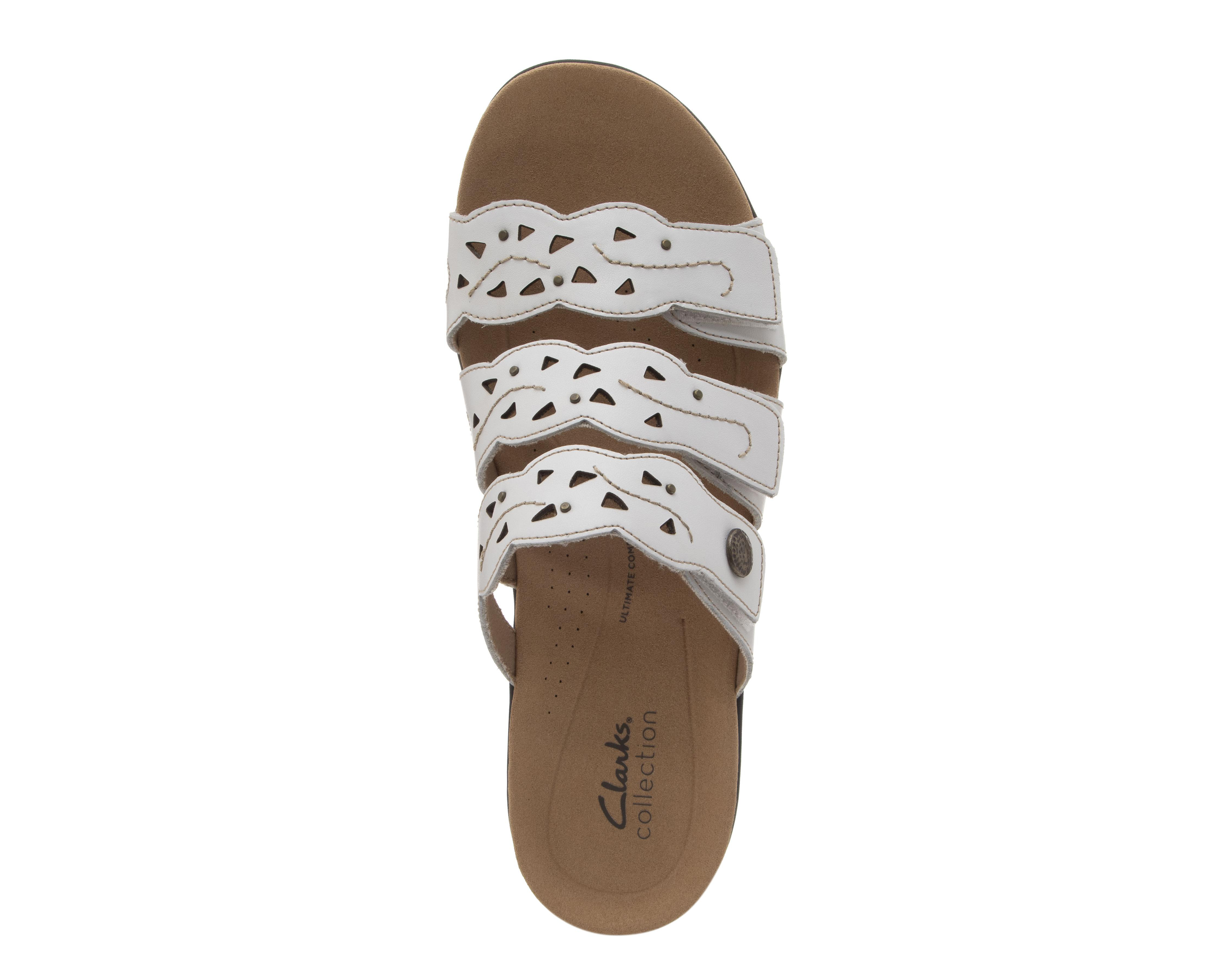 Foto 5 | Sandalias Confort Clarks de Piel para Mujer