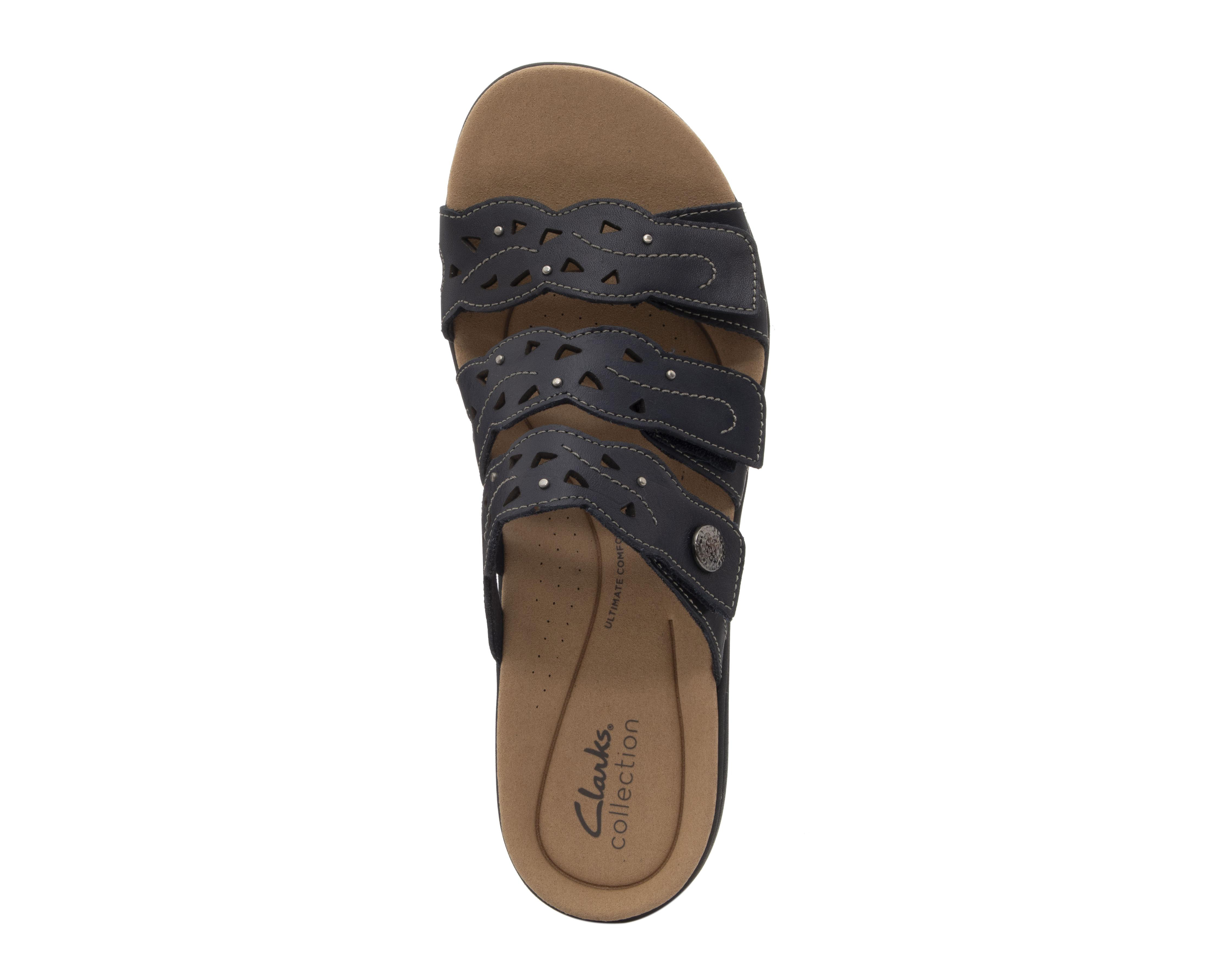 Foto 5 | Sandalias Confort Clarks de Piel para Mujer