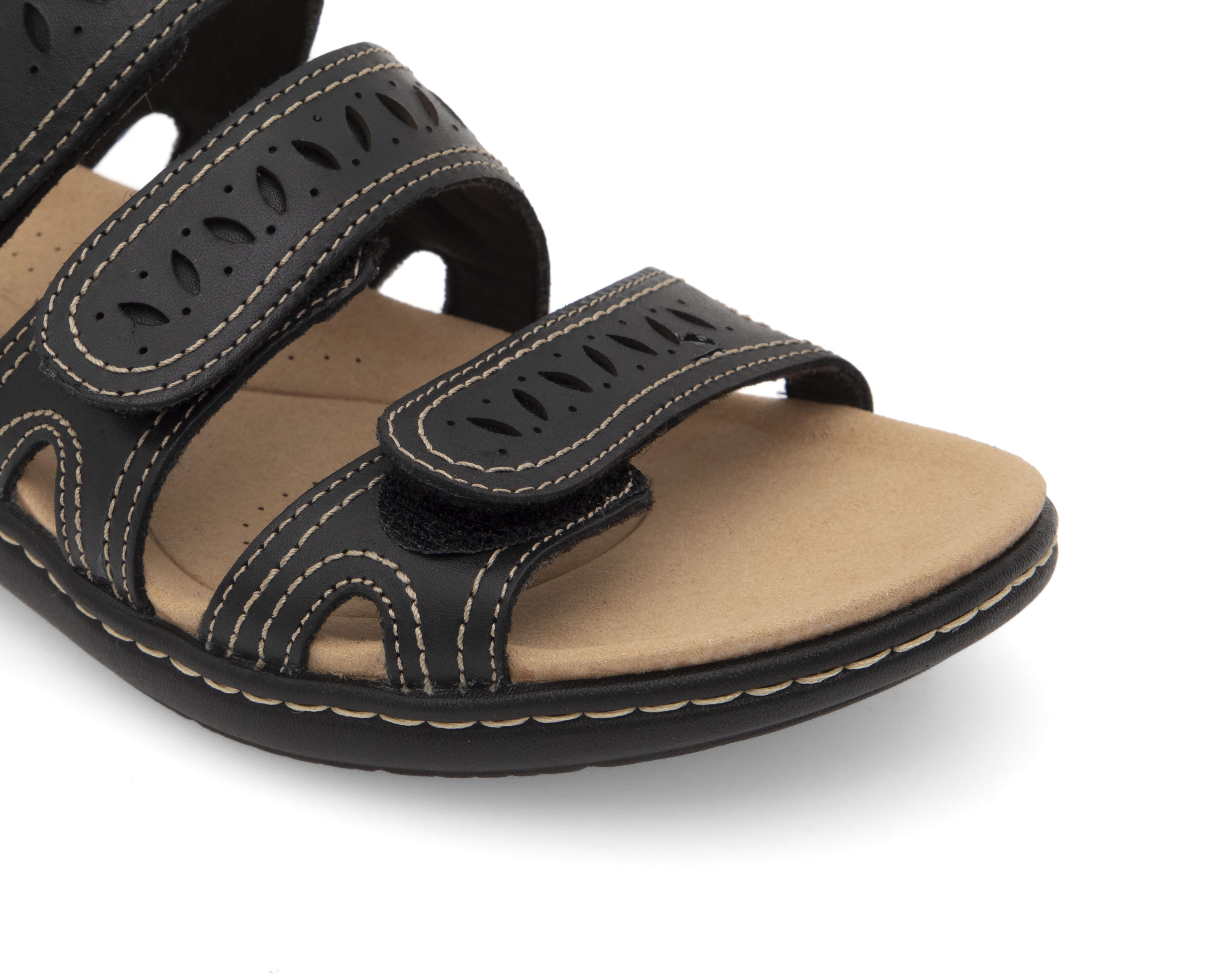 Foto 6 | Sandalias Confort Clarks de Piel para Mujer