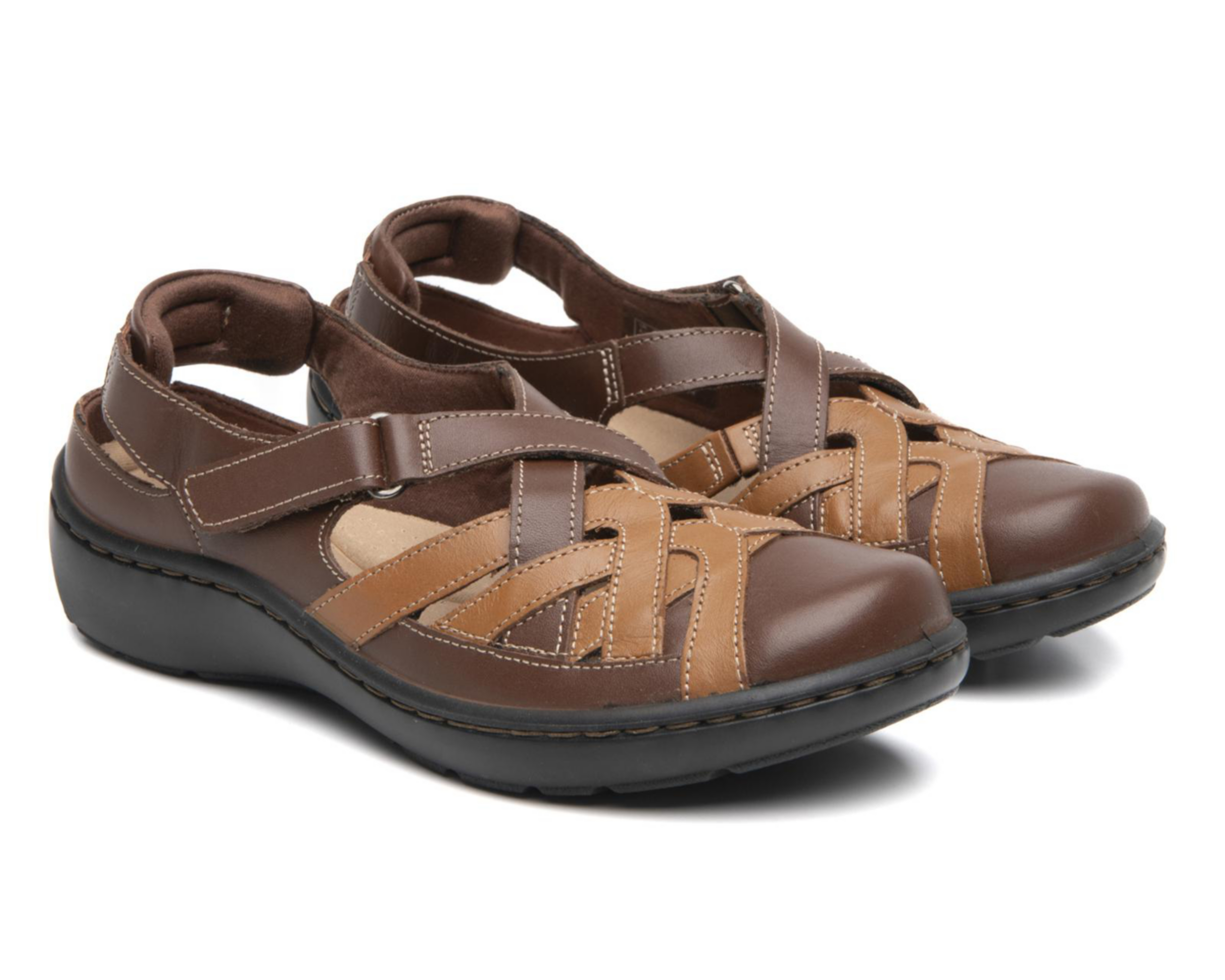 Foto 2 pulgar | Zapatos Confort Clarks de Piel para Mujer