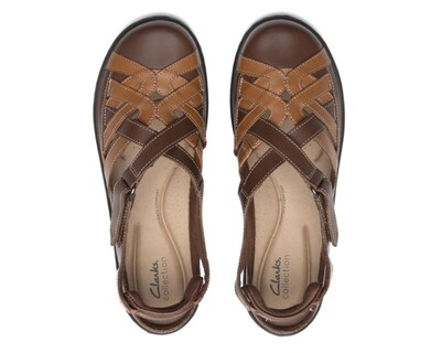 Foto 3 | Zapatos Confort Clarks de Piel para Mujer