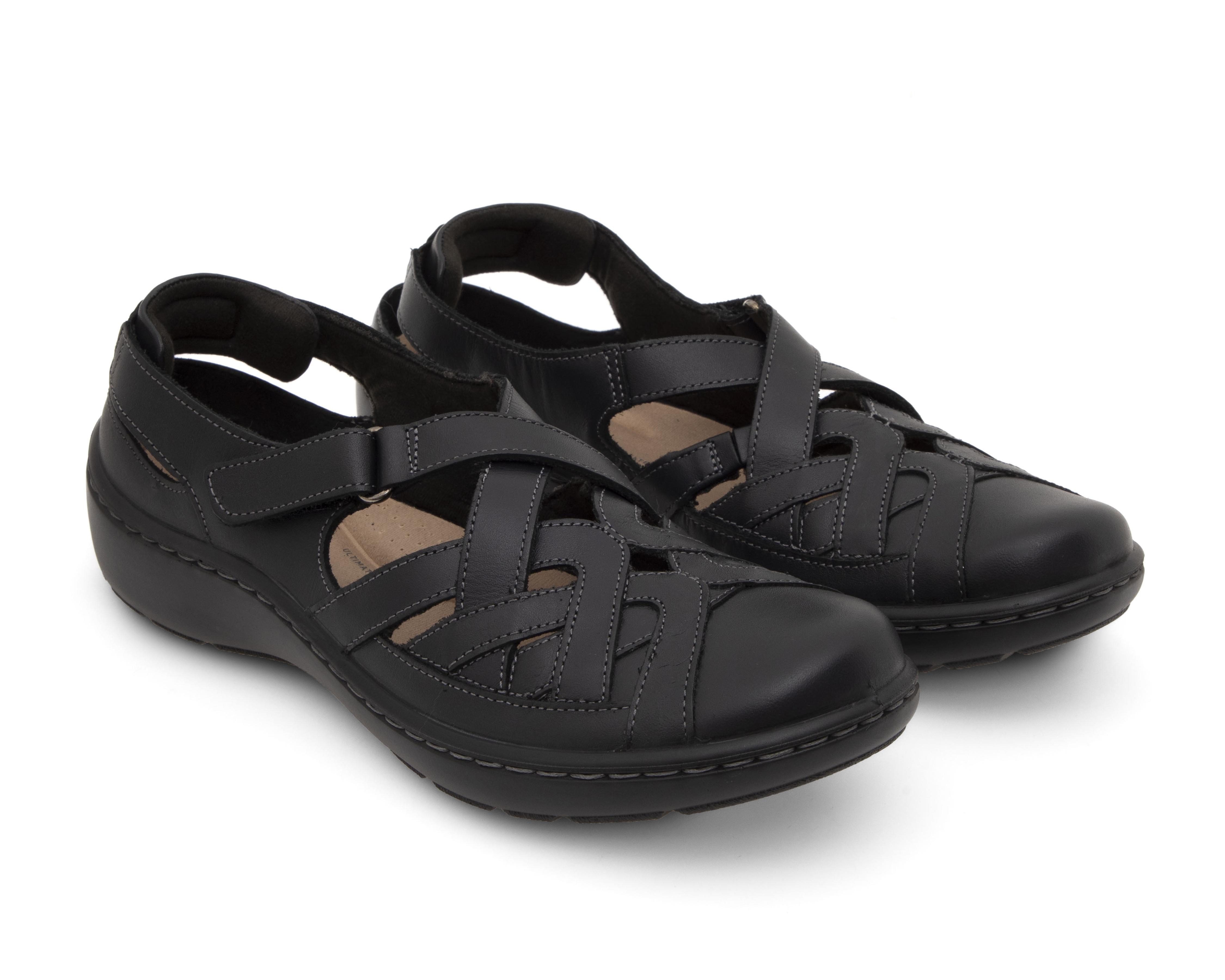 Foto 2 pulgar | Zapatos Confort Clarks de Piel para Mujer