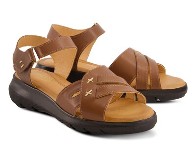 Foto 1 | Sandalias Confort Andrea de Piel para Mujer