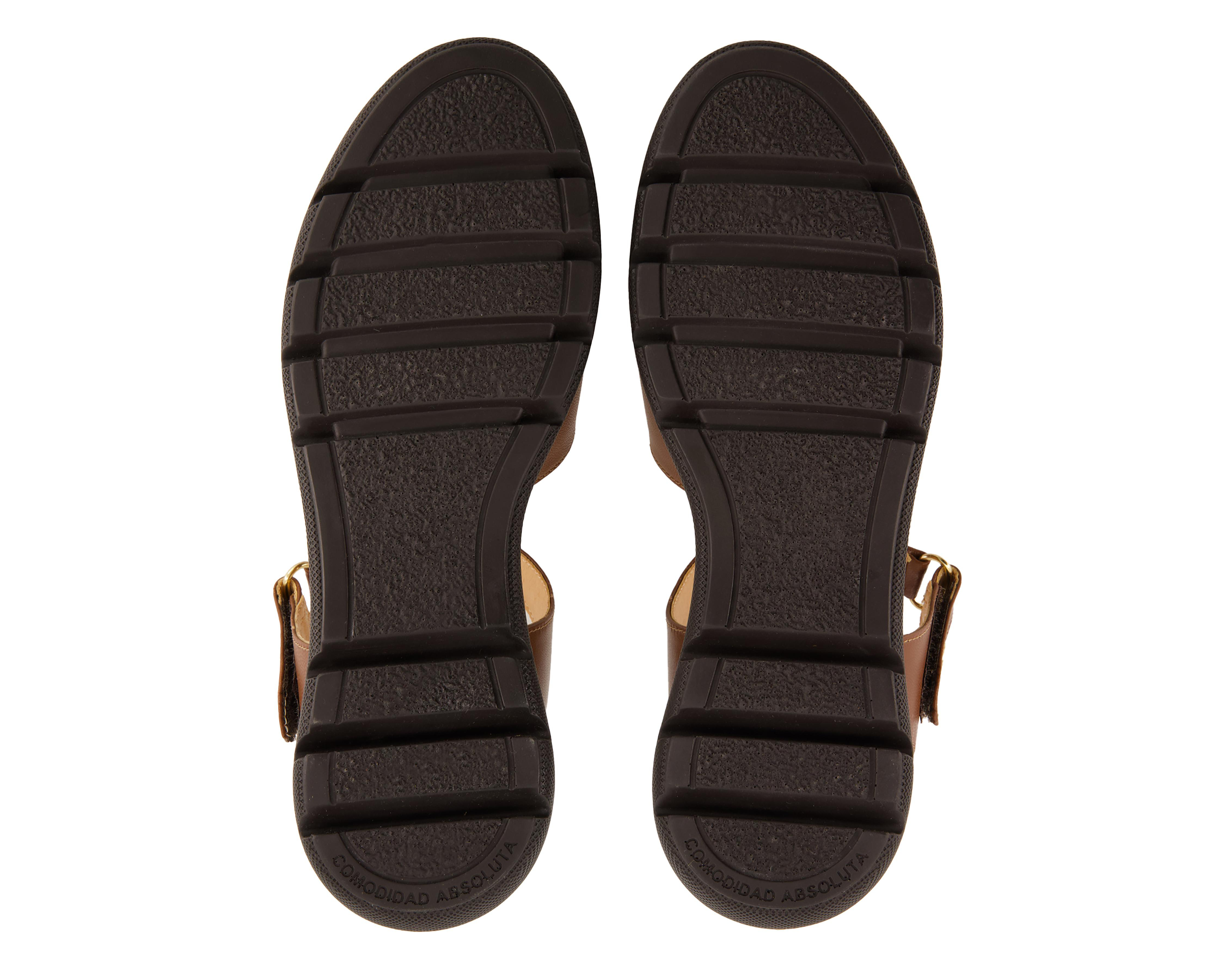 Foto 3 pulgar | Sandalias Confort Andrea de Piel para Mujer