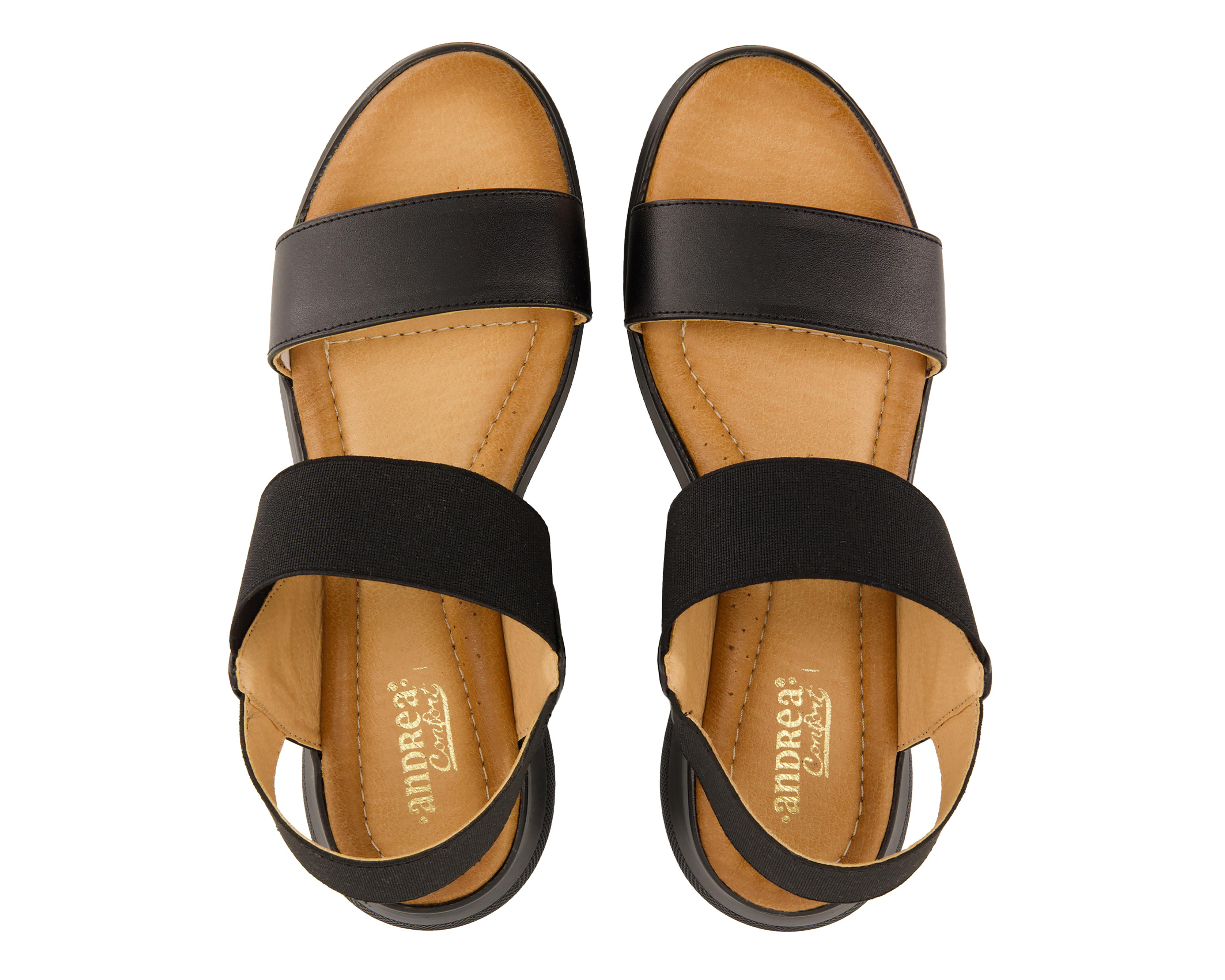 Foto 3 | Sandalias Confort Andrea de Piel para Mujer