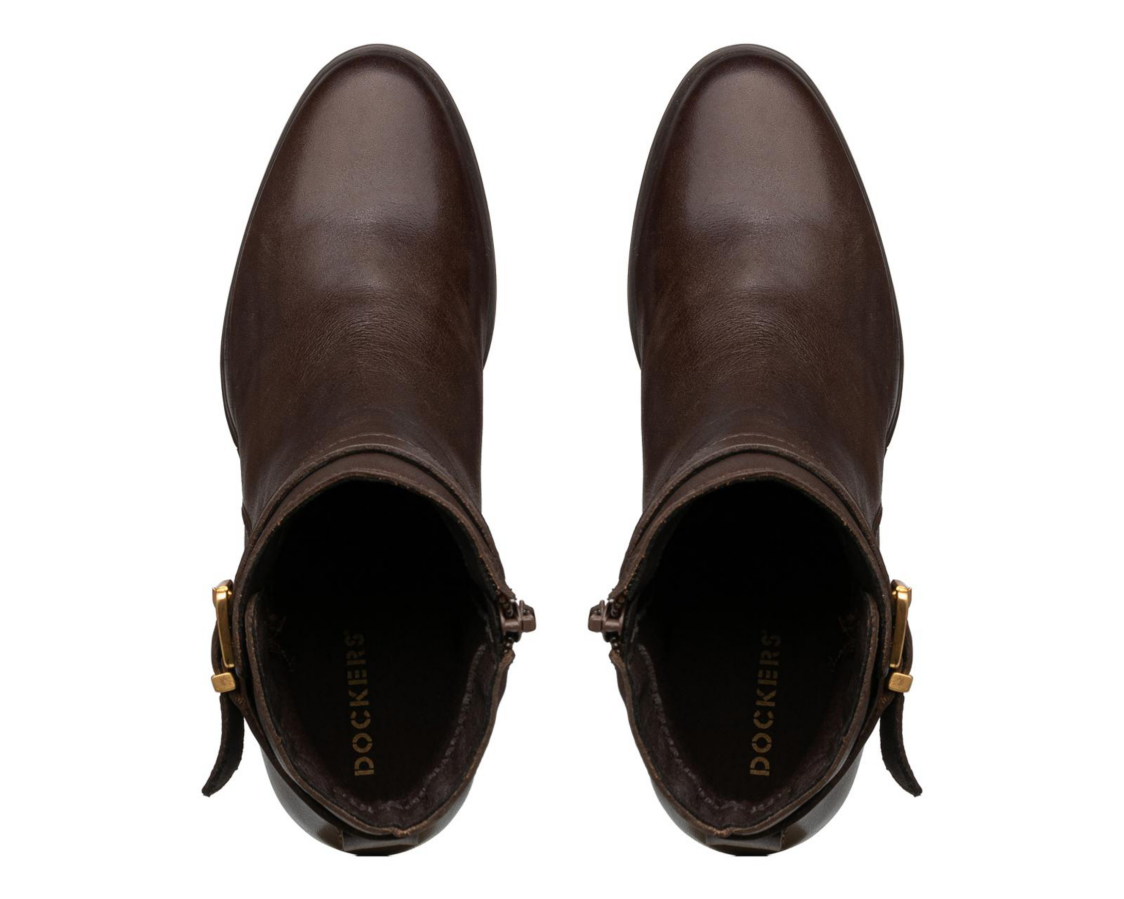 Foto 4 pulgar | Botas Casuales Dockers Charlotte de Piel para Mujer