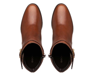 Foto 3 | Botas Casuales Dockers Charlotte de Piel para Mujer