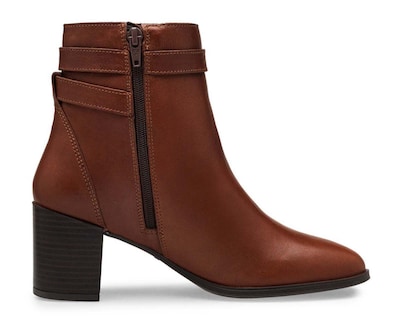 Foto 4 | Botas Casuales Dockers Charlotte de Piel para Mujer