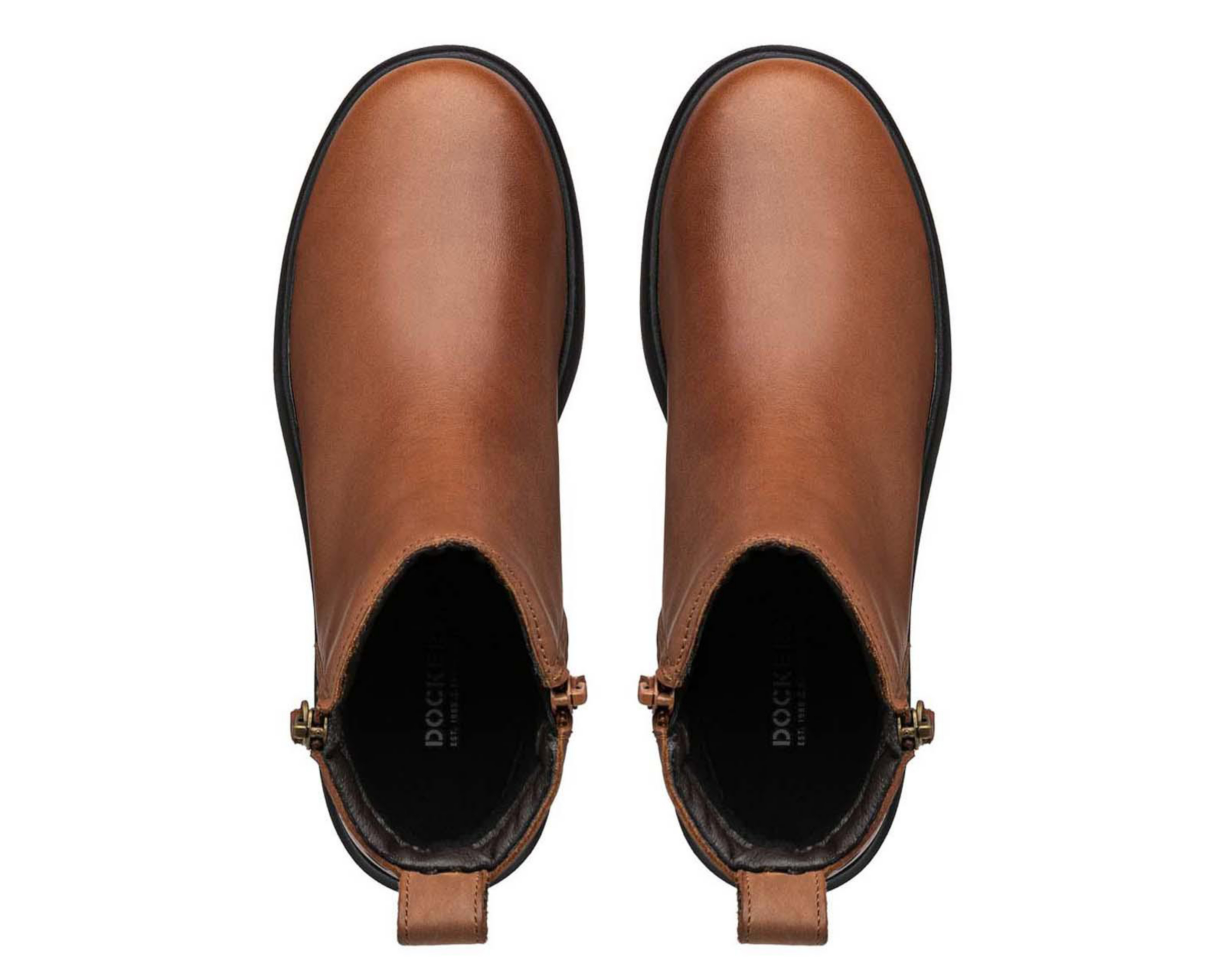 Foto 4 pulgar | Botas Casuales Dockers Monica de Piel para Mujer