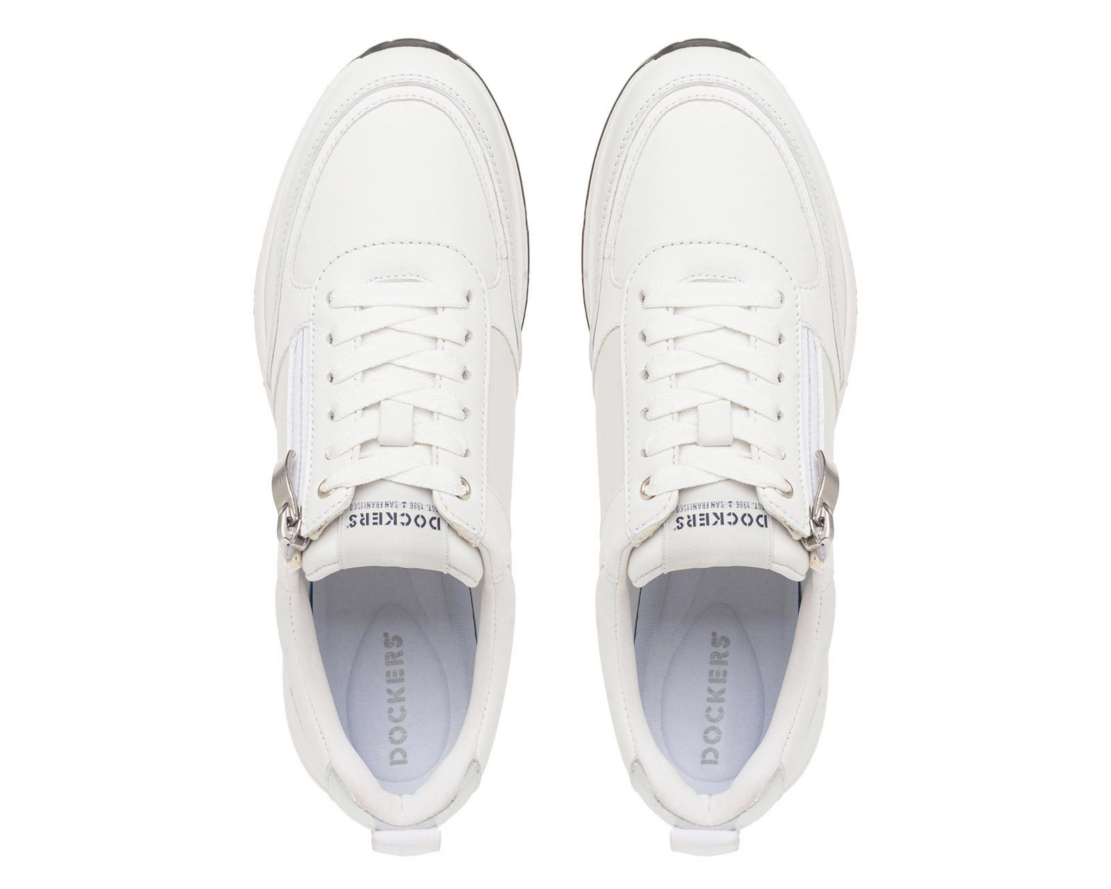 Foto 4 pulgar | Tenis Casuales Dockers de Piel para Mujer