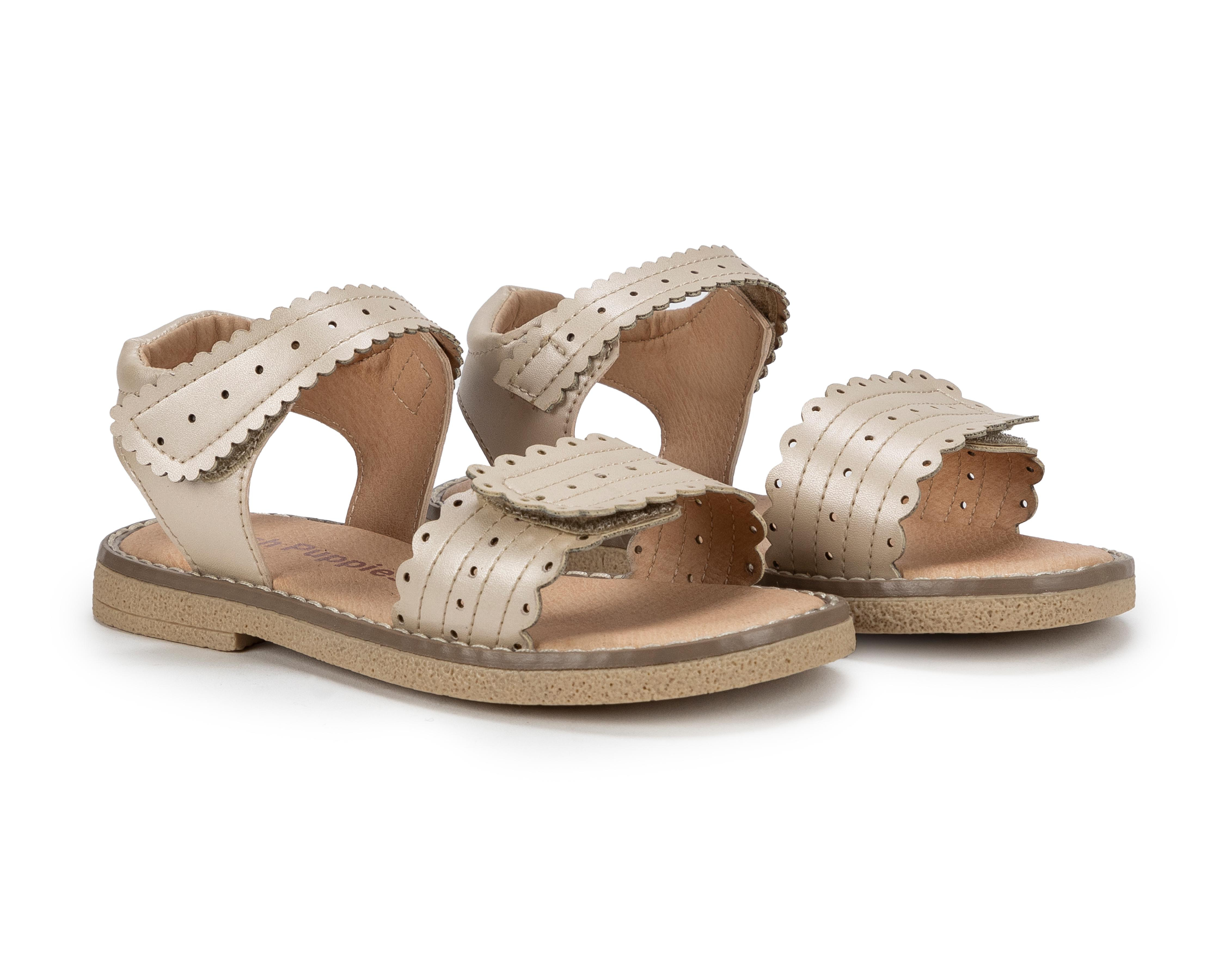 Foto 2 pulgar | Sandalias Hush Puppies de Piel para Niña