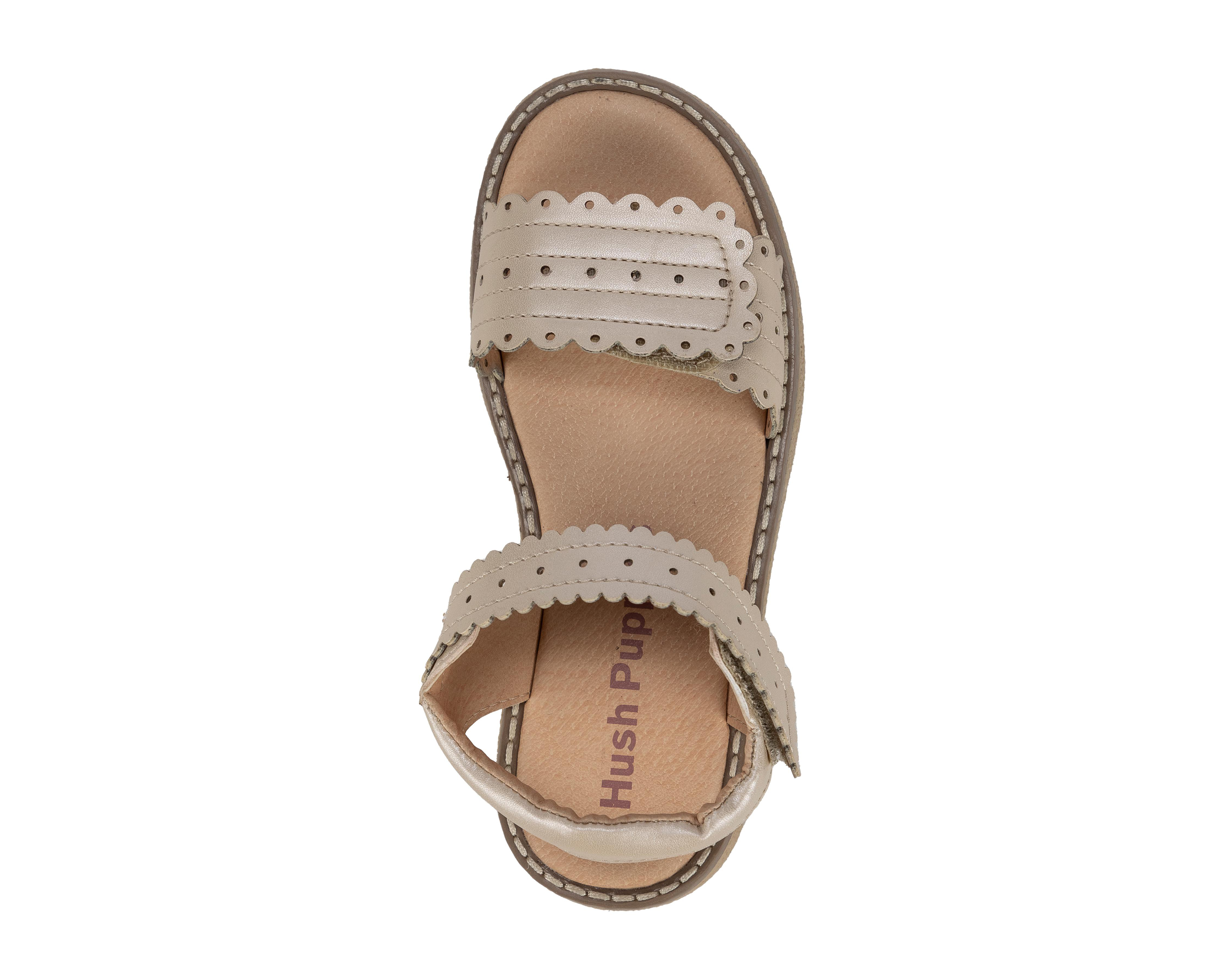 Foto 6 pulgar | Sandalias Hush Puppies de Piel para Niña
