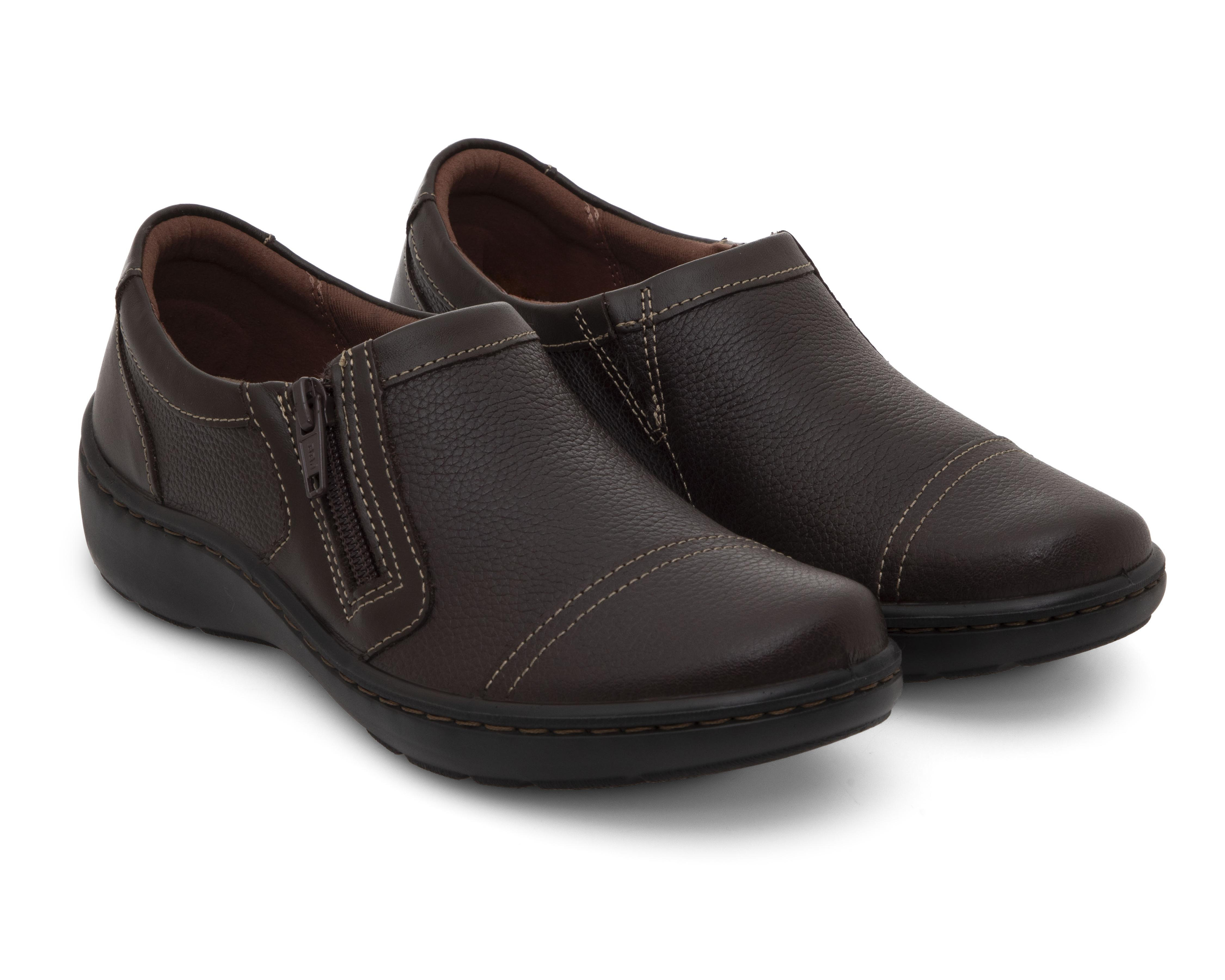 Foto 2 pulgar | Zapatos Confort Clarks de Piel para Mujer