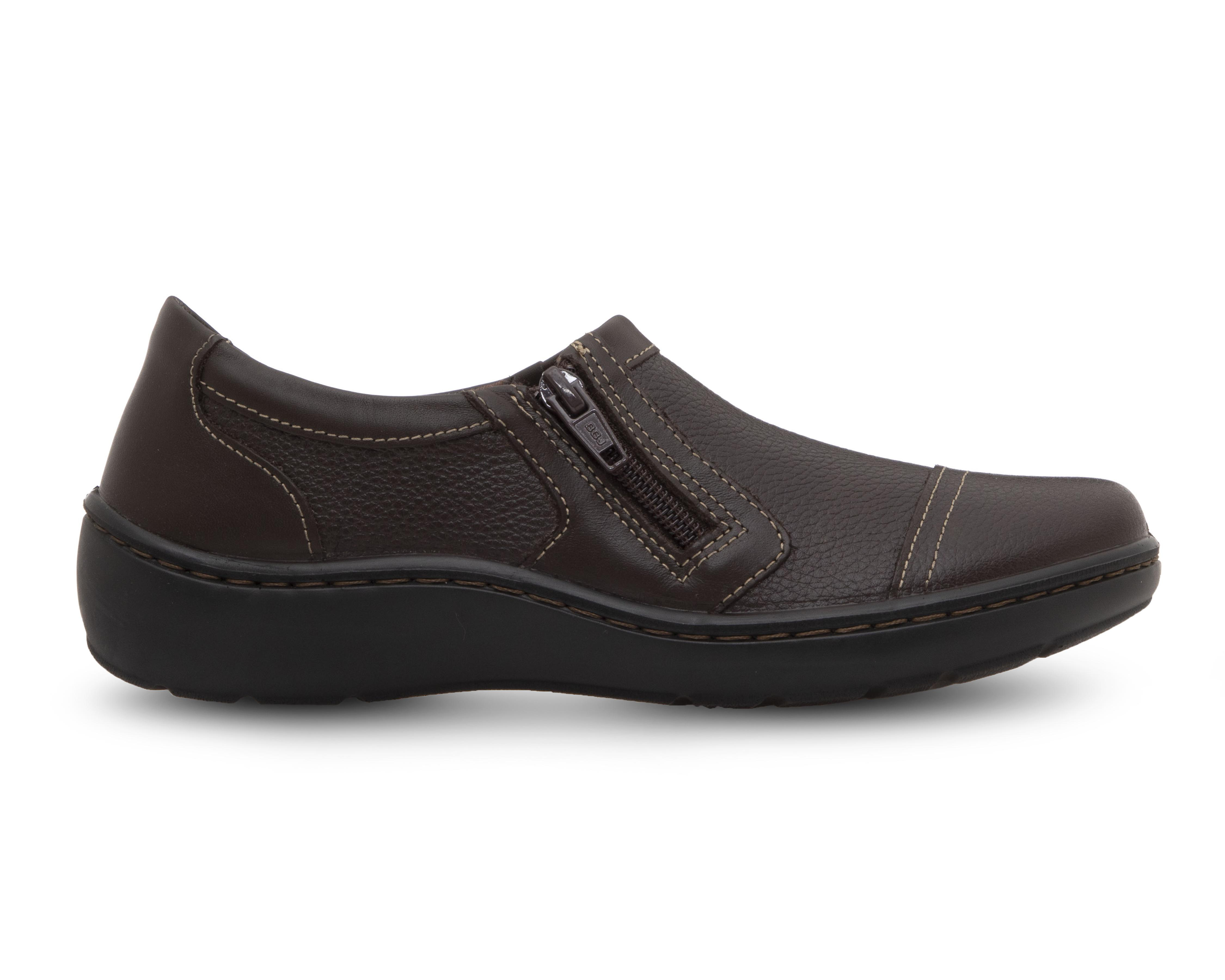 Foto 3 pulgar | Zapatos Confort Clarks de Piel para Mujer