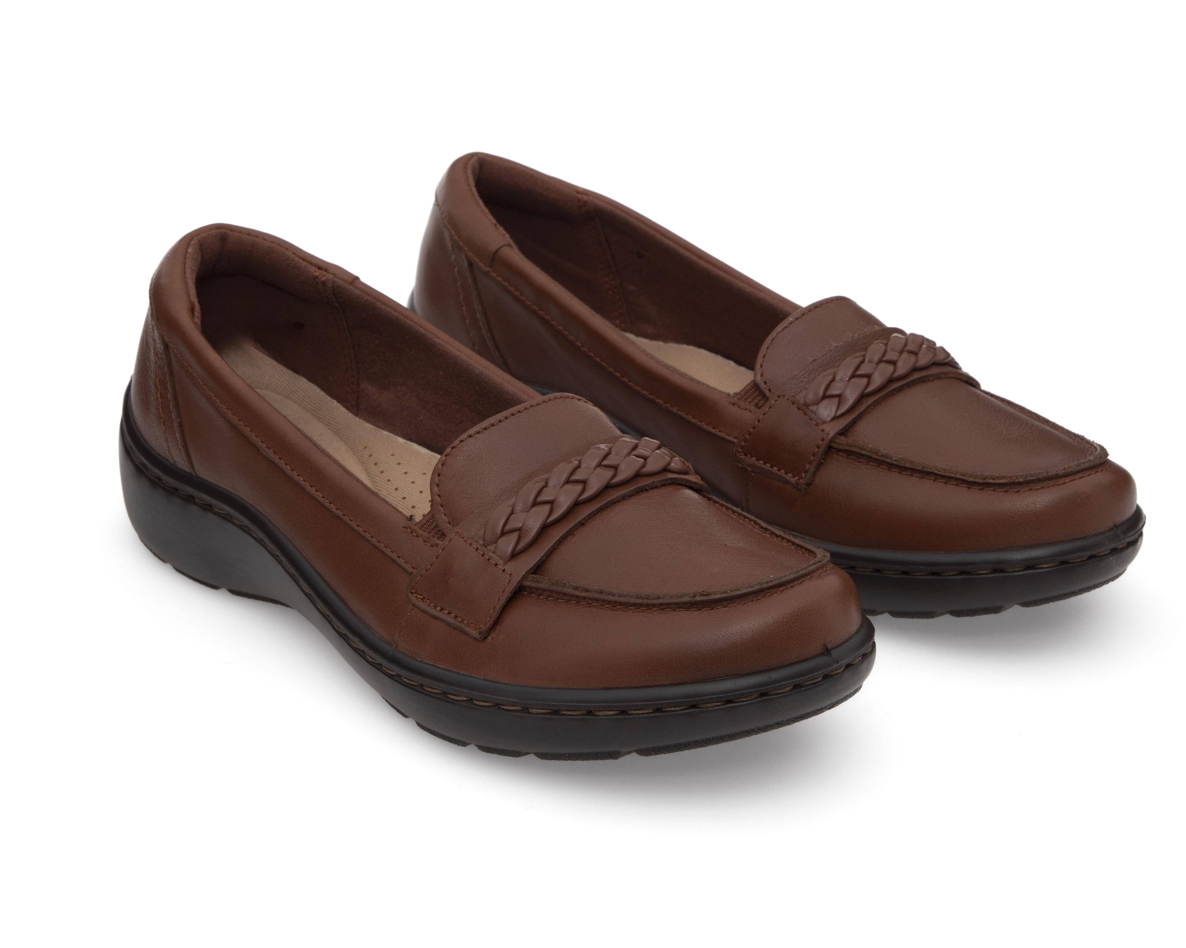 Foto 2 pulgar | Zapatos Confort Clarks de Piel para Mujer