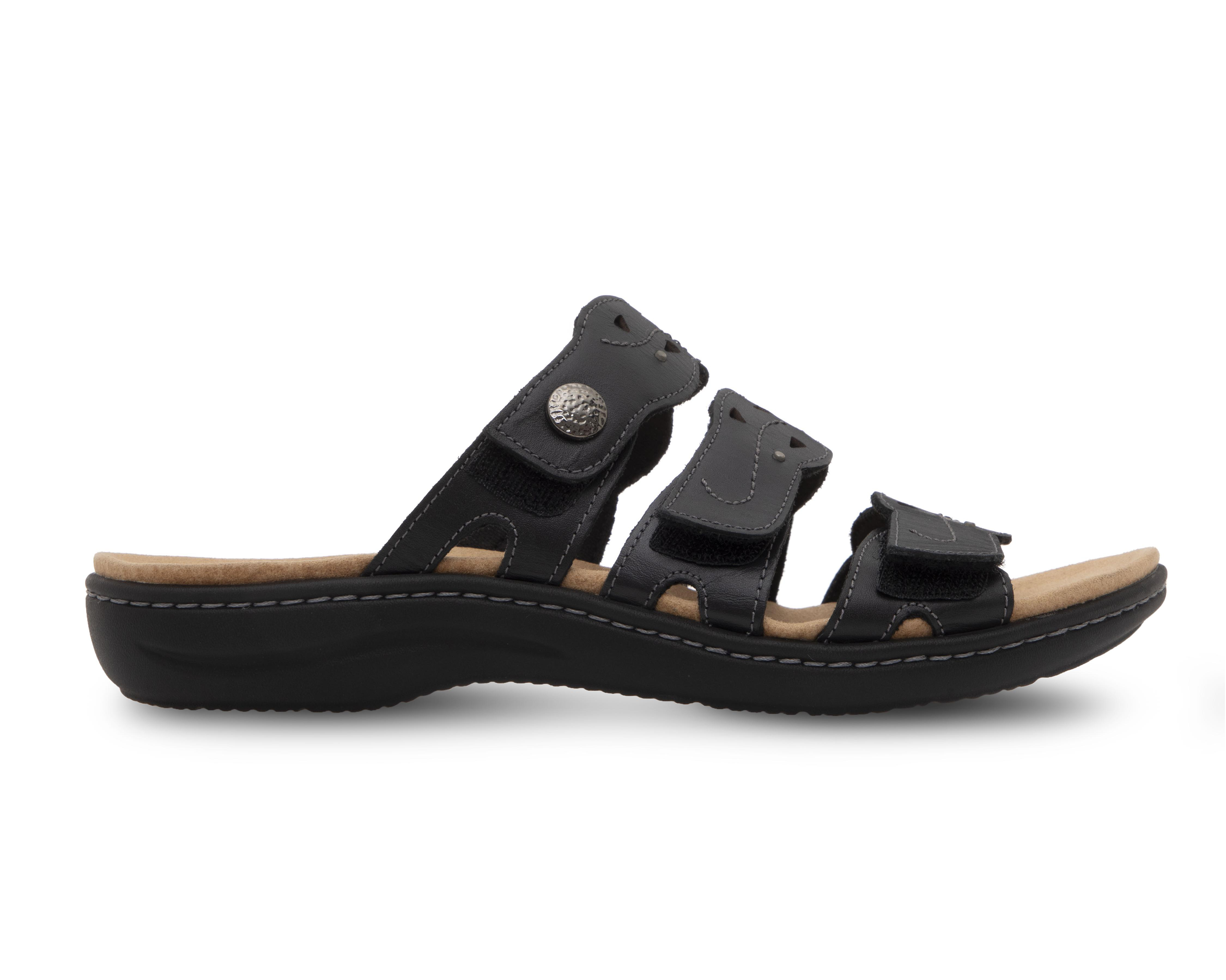 Foto 2 | Sandalias Confort Clarks de Piel para Mujer