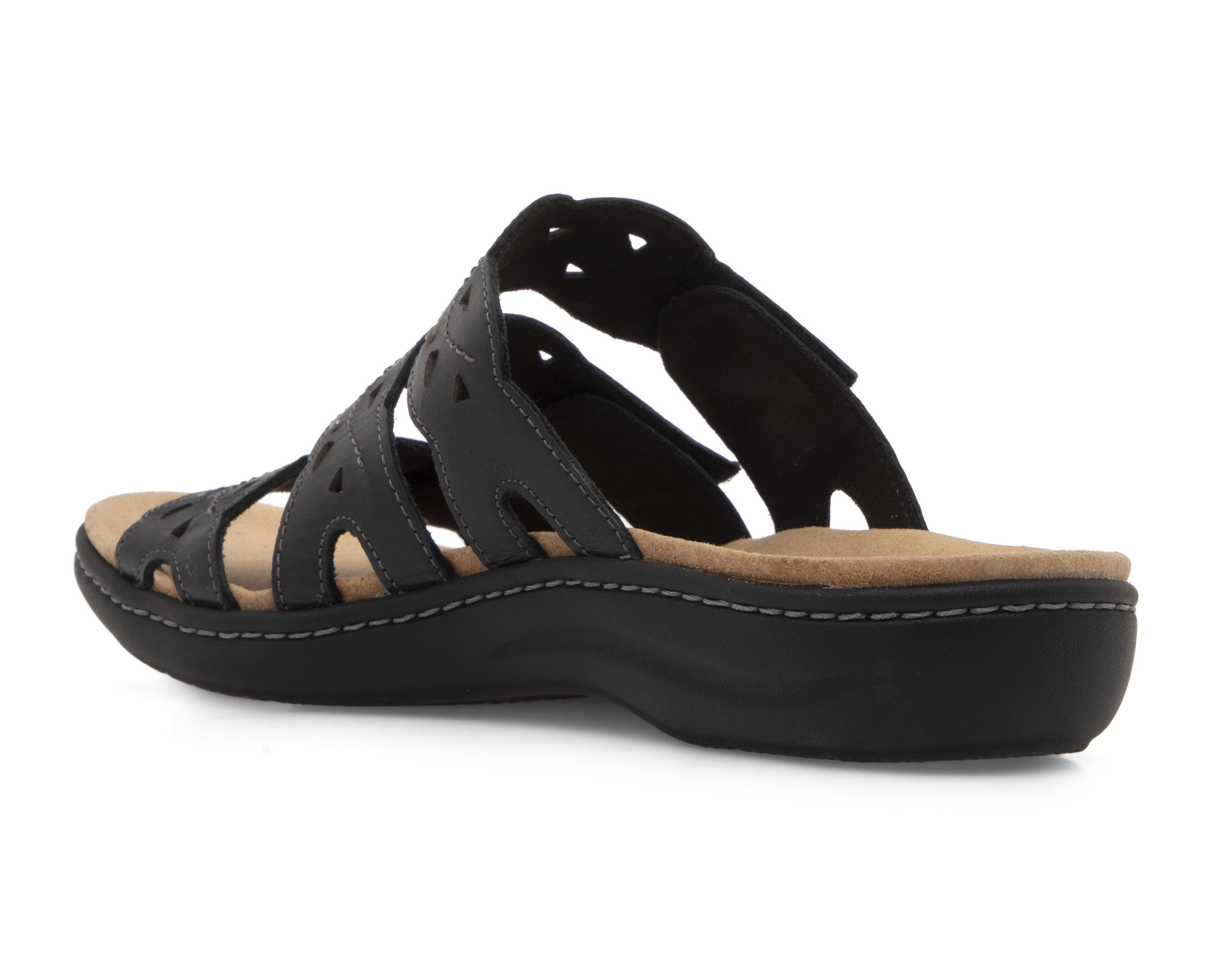 Foto 4 pulgar | Sandalias Confort Clarks de Piel para Mujer