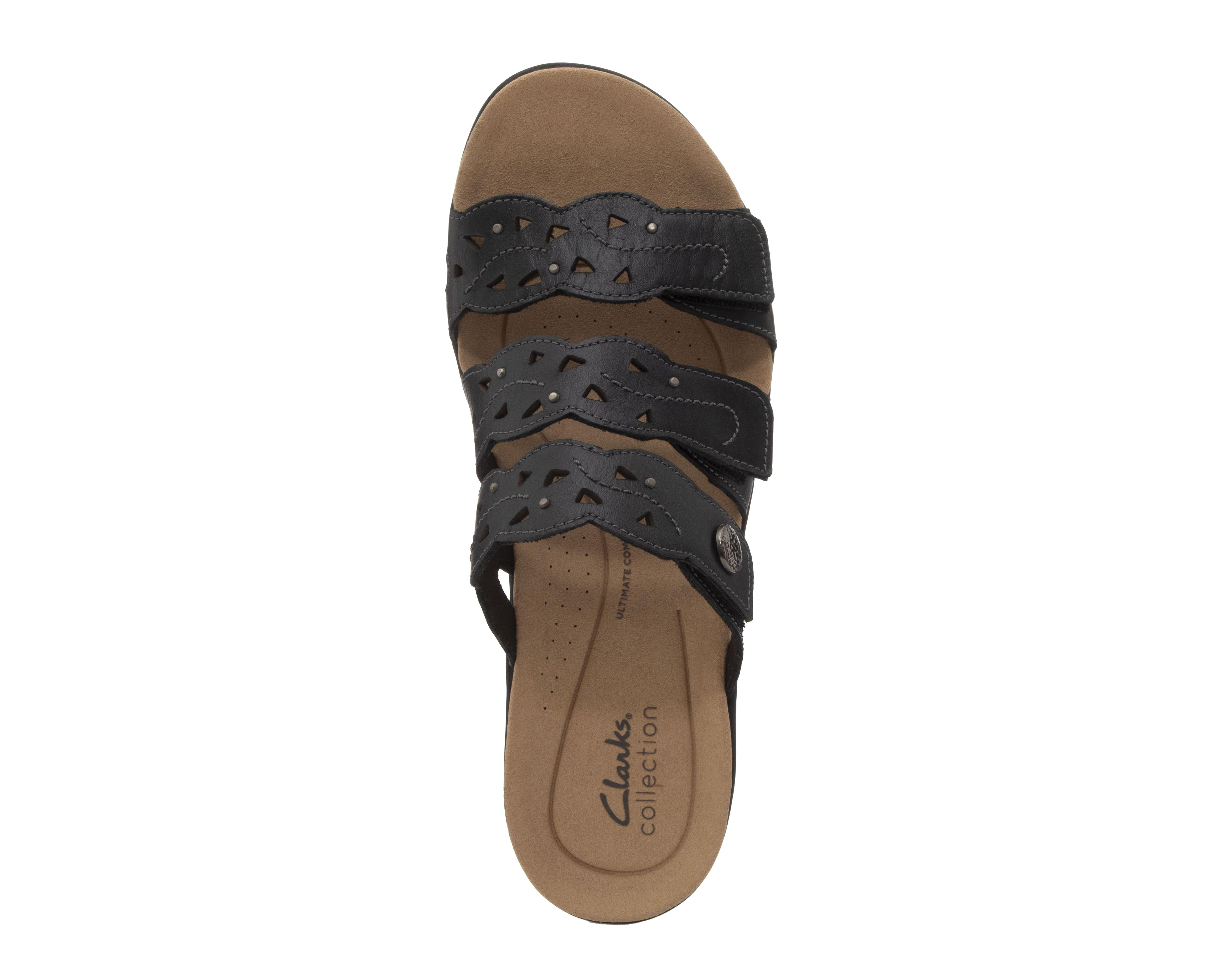 Foto 6 pulgar | Sandalias Confort Clarks de Piel para Mujer