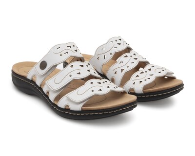 Foto 1 | Sandalias Confort Clarks de Piel para Mujer