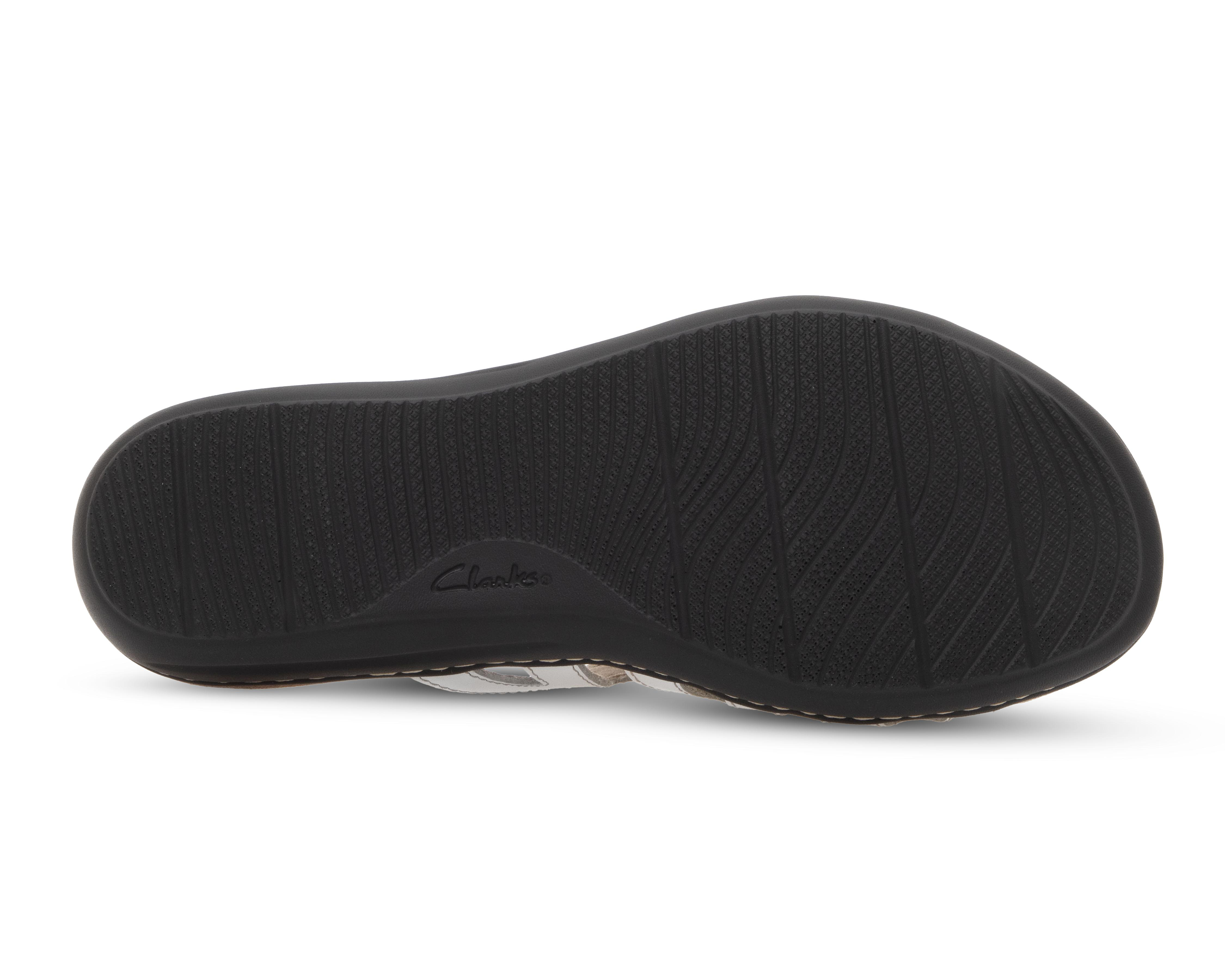 Foto 4 | Sandalias Confort Clarks de Piel para Mujer