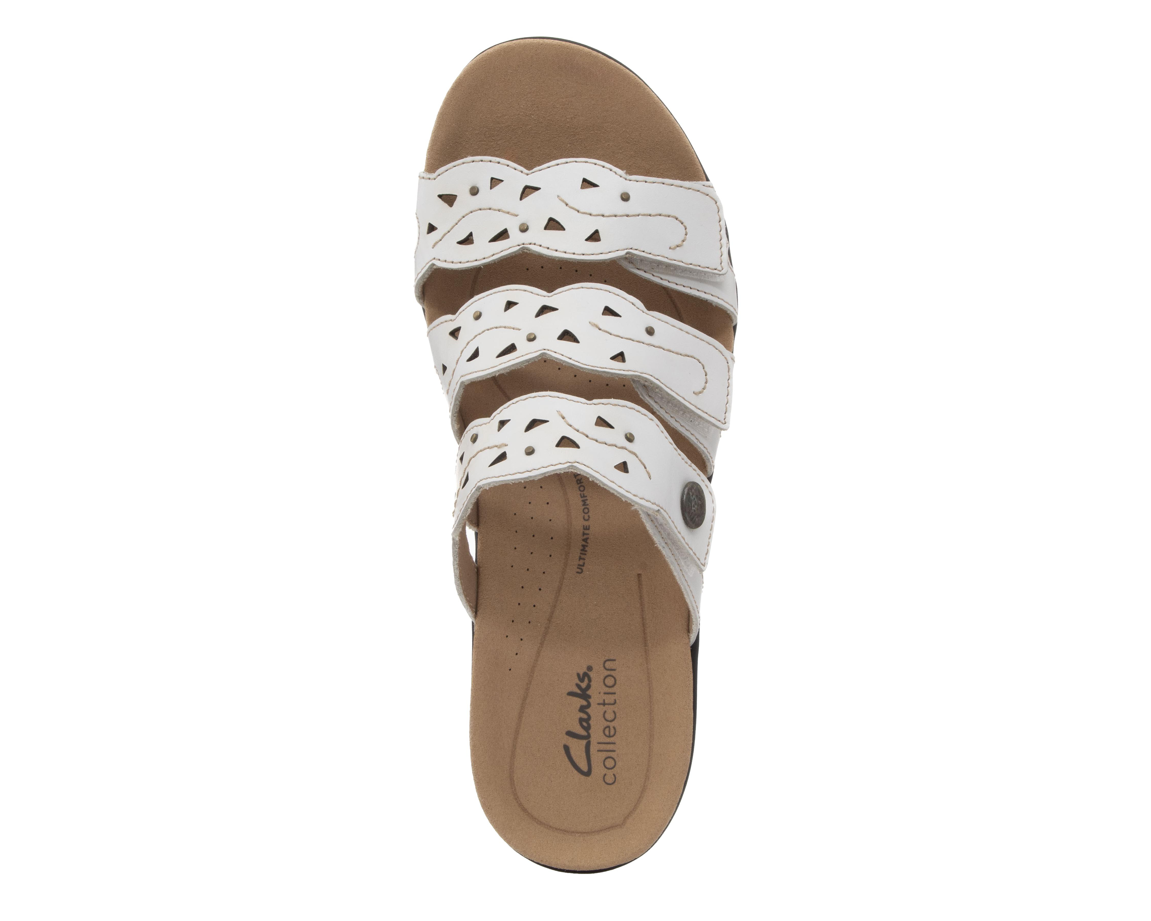 Foto 6 pulgar | Sandalias Confort Clarks de Piel para Mujer