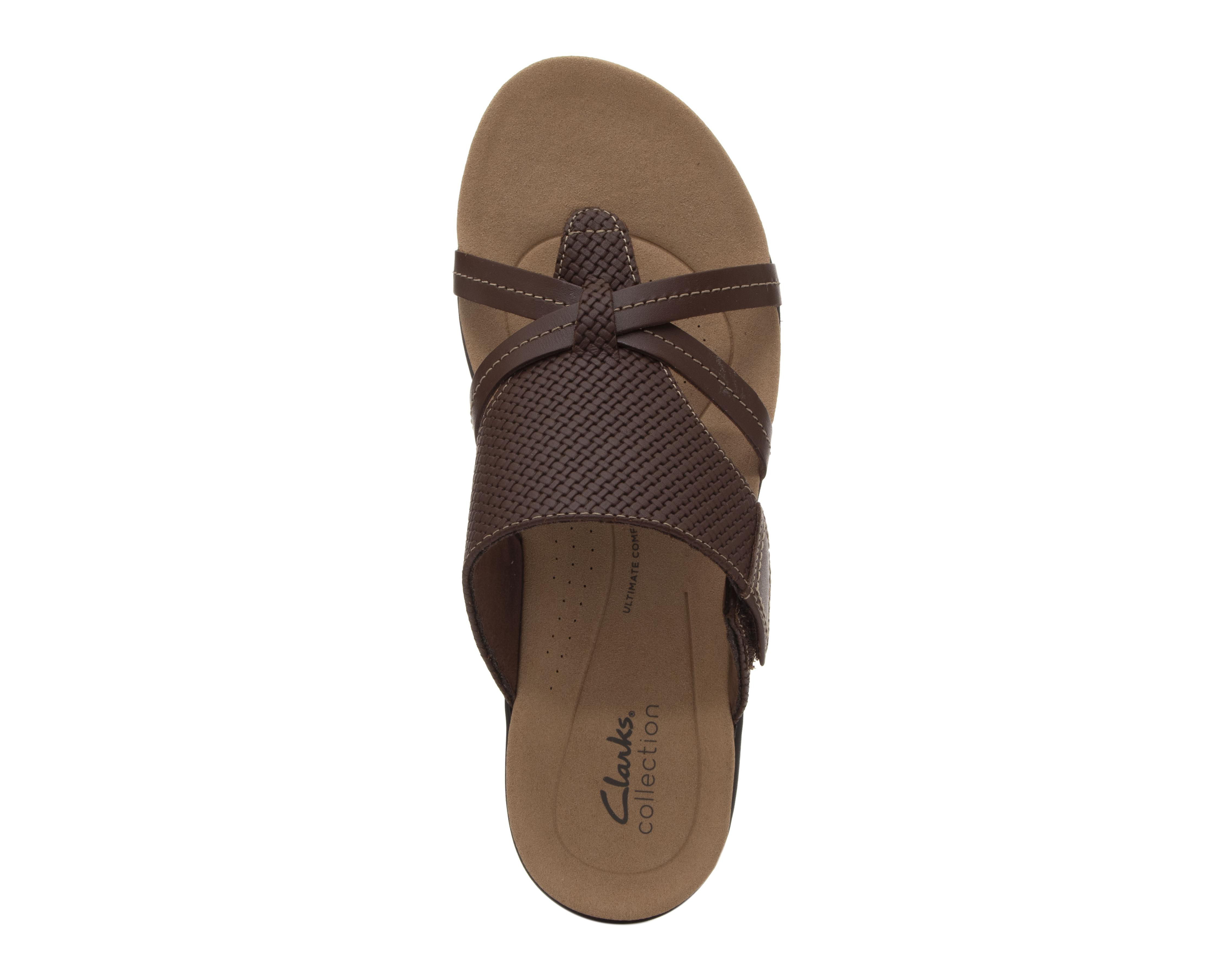 Foto 5 pulgar | Sandalias Confort Clarks de Piel para Mujer