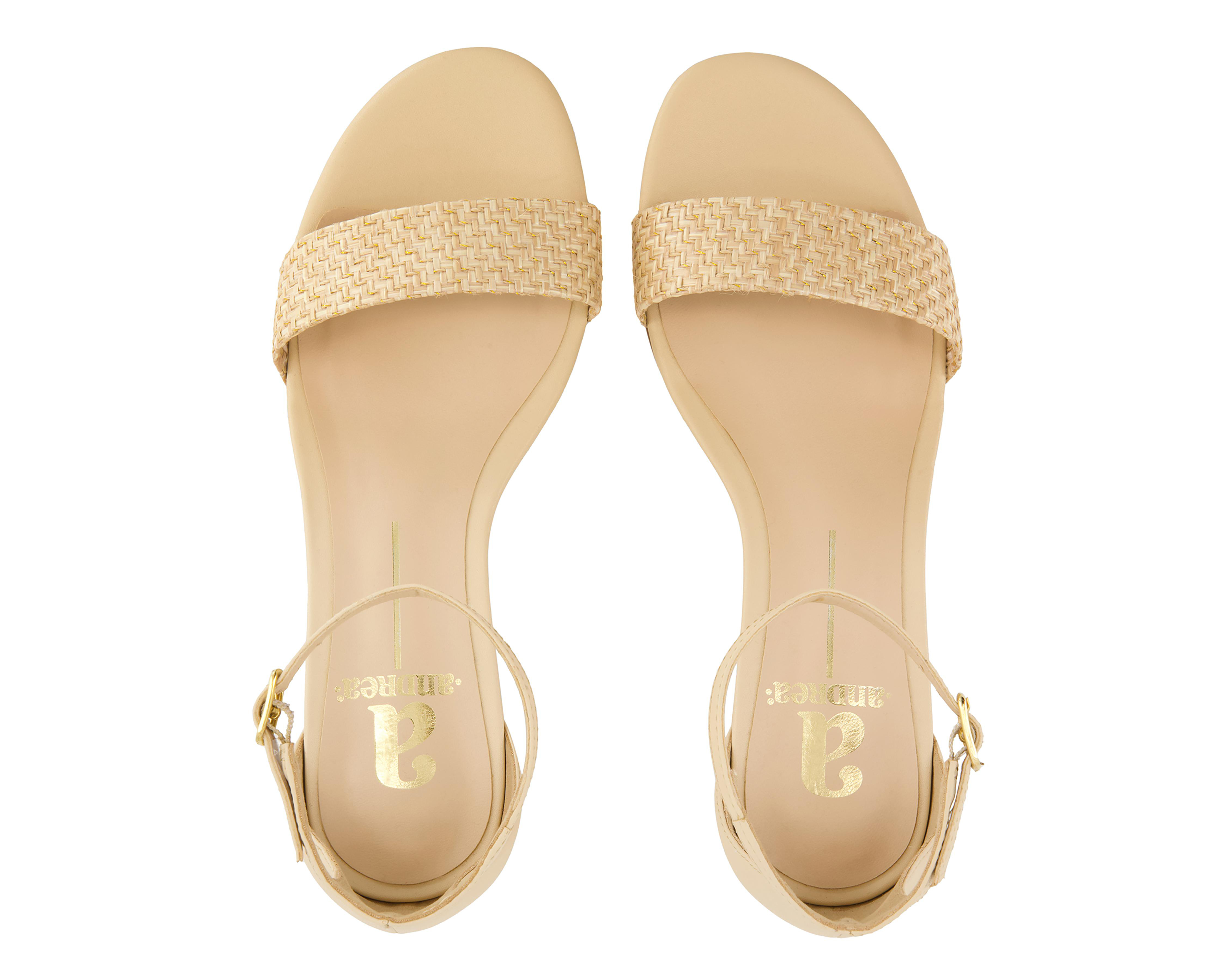 Foto 4 pulgar | Sandalias de Tacón Andrea para Mujer